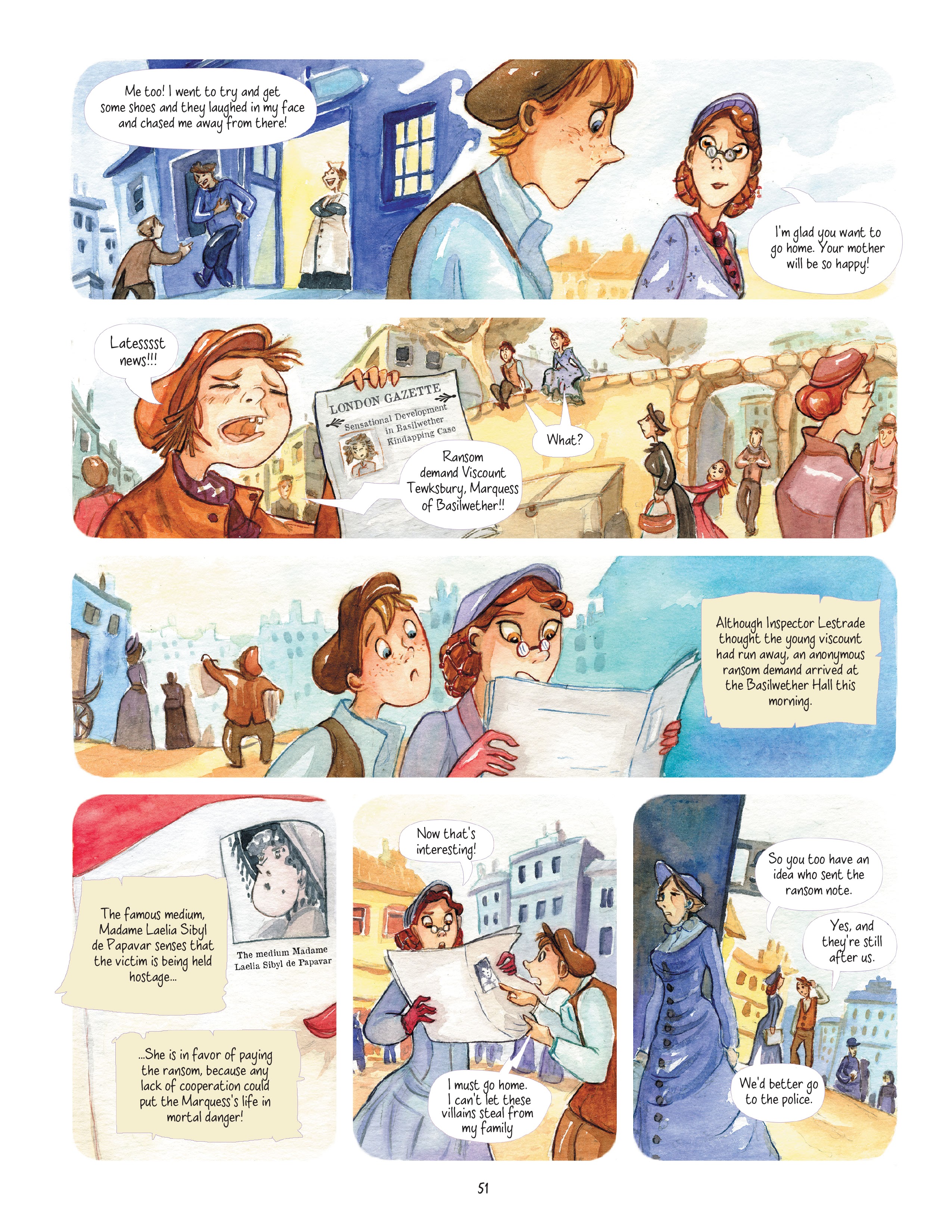 Read online An Enola Holmes Mystery comic -  Issue #1 - 53