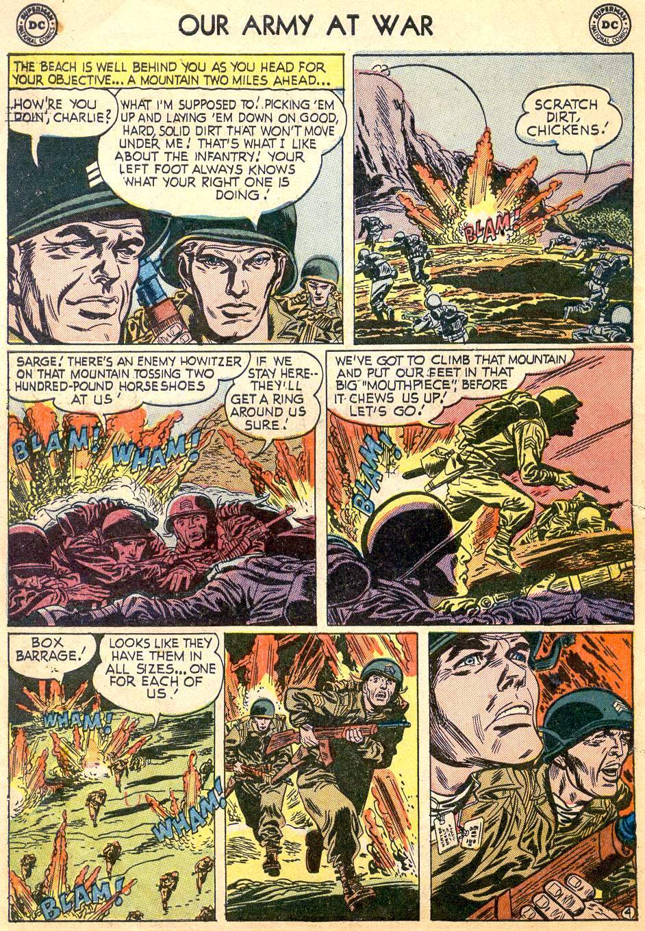 Read online Our Army at War (1952) comic -  Issue #31 - 6
