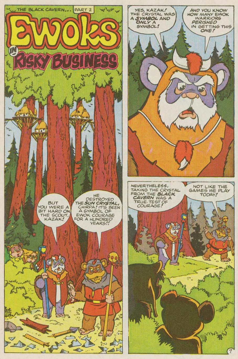 Read online Ewoks (1987) comic -  Issue #13 - 8