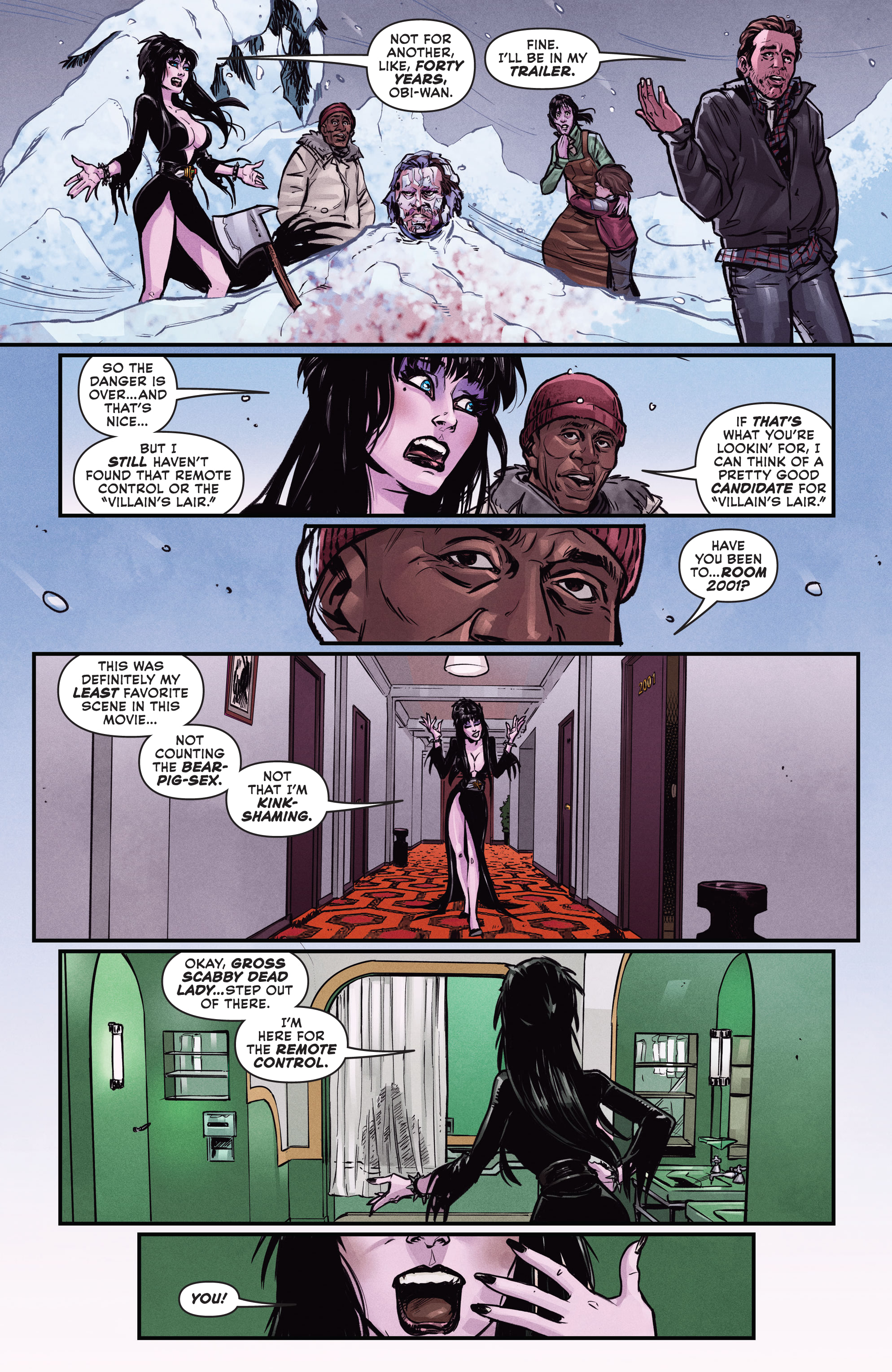 Read online Elvira in Horrorland comic -  Issue #2 - 22