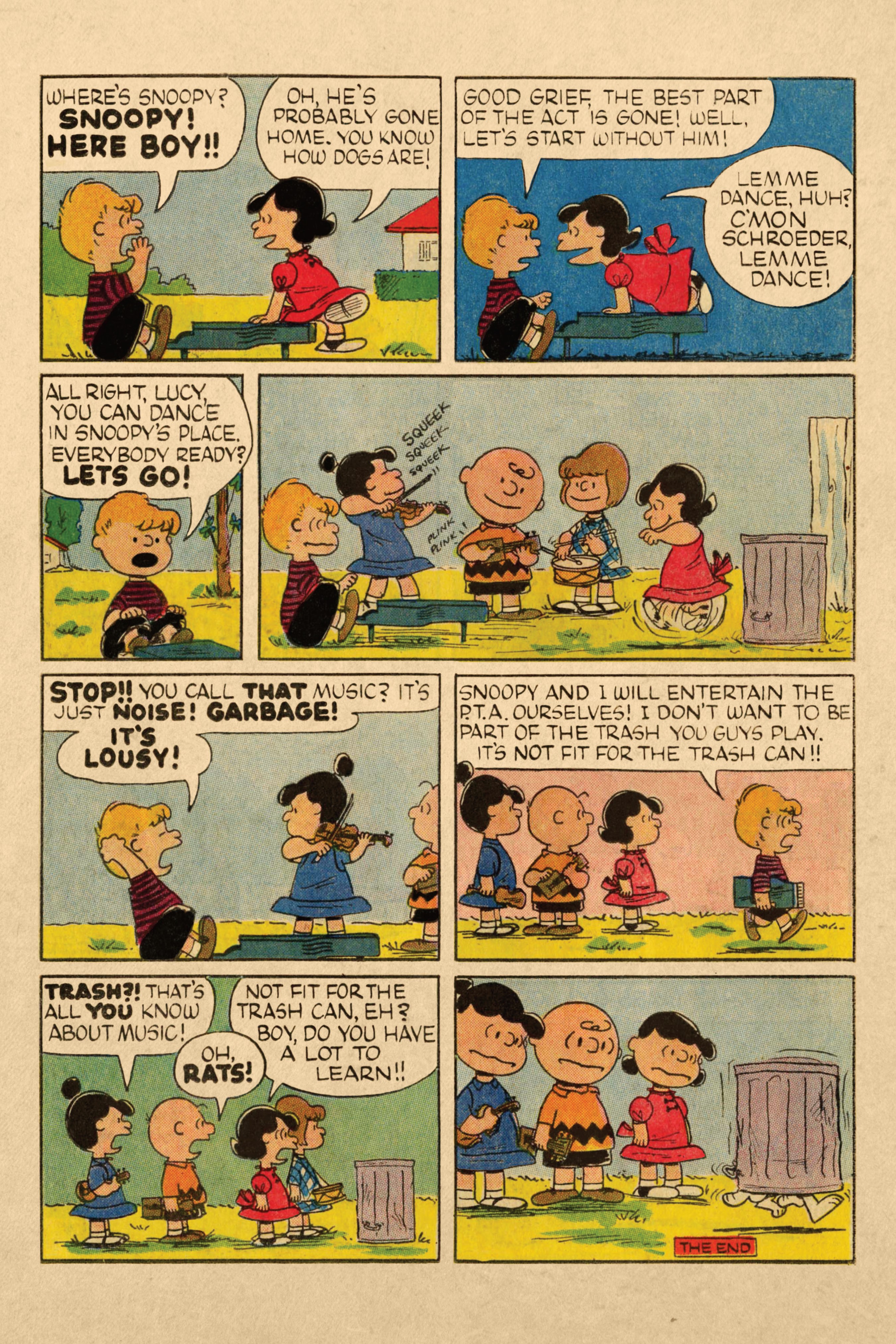 Read online Peanuts Dell Archive comic -  Issue # TPB (Part 3) - 45
