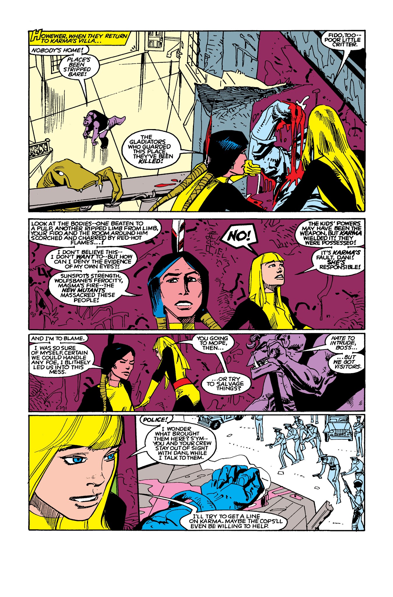 Read online New Mutants Classic comic -  Issue # TPB 4 - 157