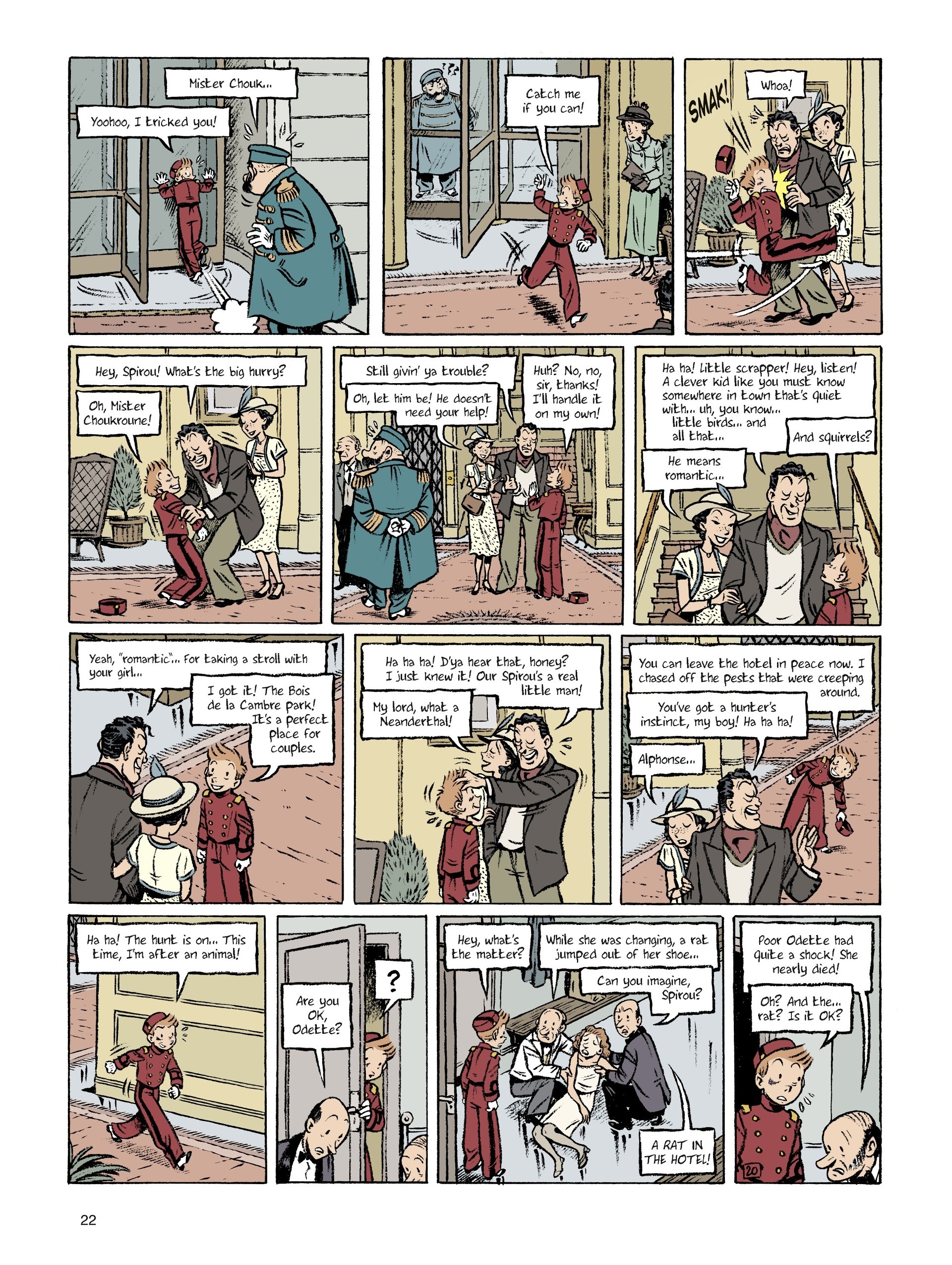 Read online Spirou: The Diary of a Naive Young Man comic -  Issue # TPB - 22