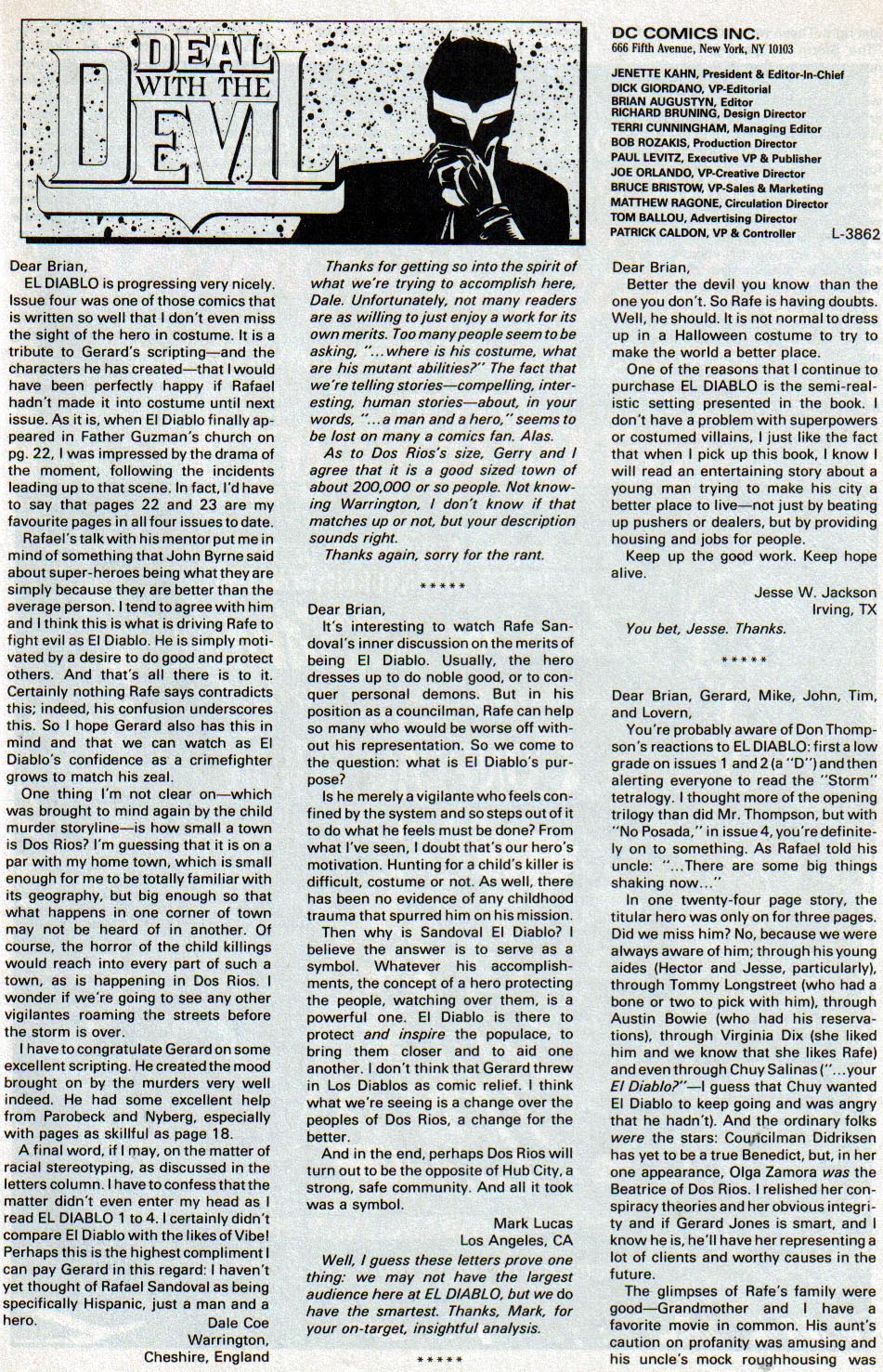 Read online El Diablo (1989) comic -  Issue #6 - 26