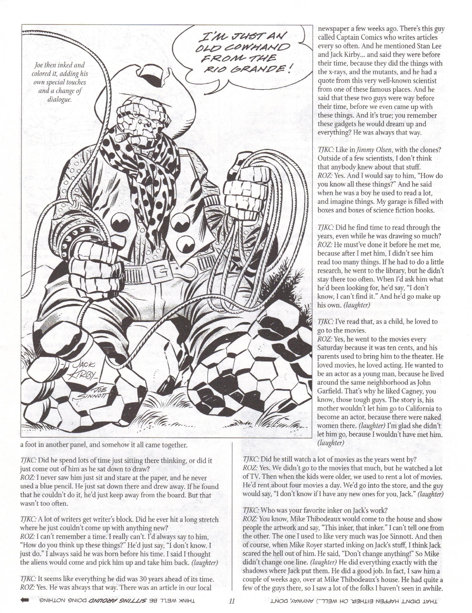 Read online The Jack Kirby Collector comic -  Issue #10 - 11