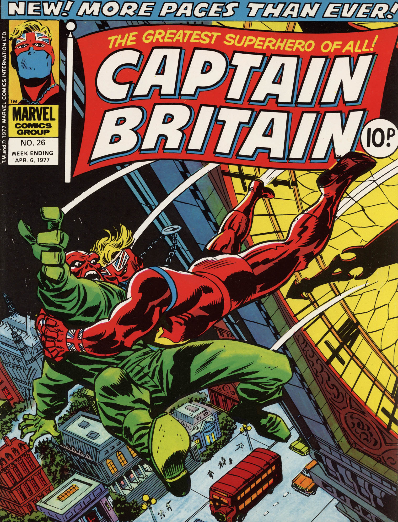Read online Captain Britain (1976) comic -  Issue #26 - 1