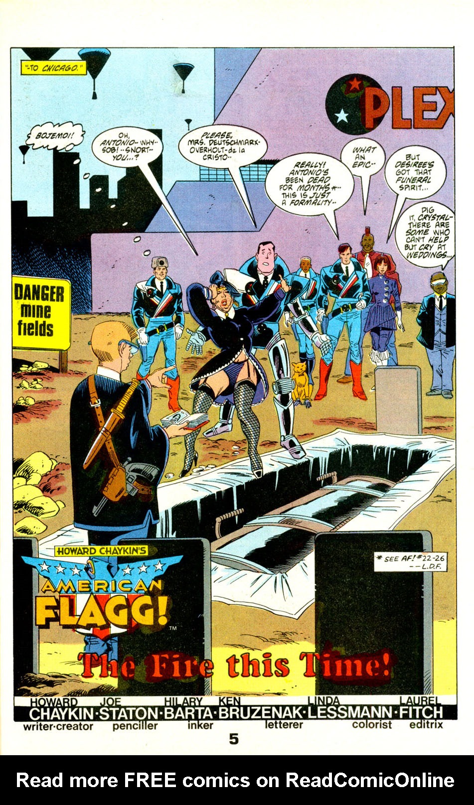 Read online American Flagg! comic -  Issue #28 - 7