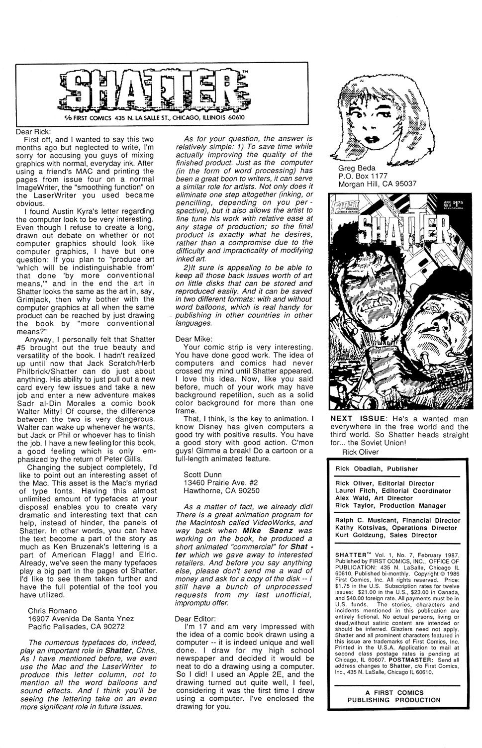 Read online Shatter comic -  Issue #7 - 11