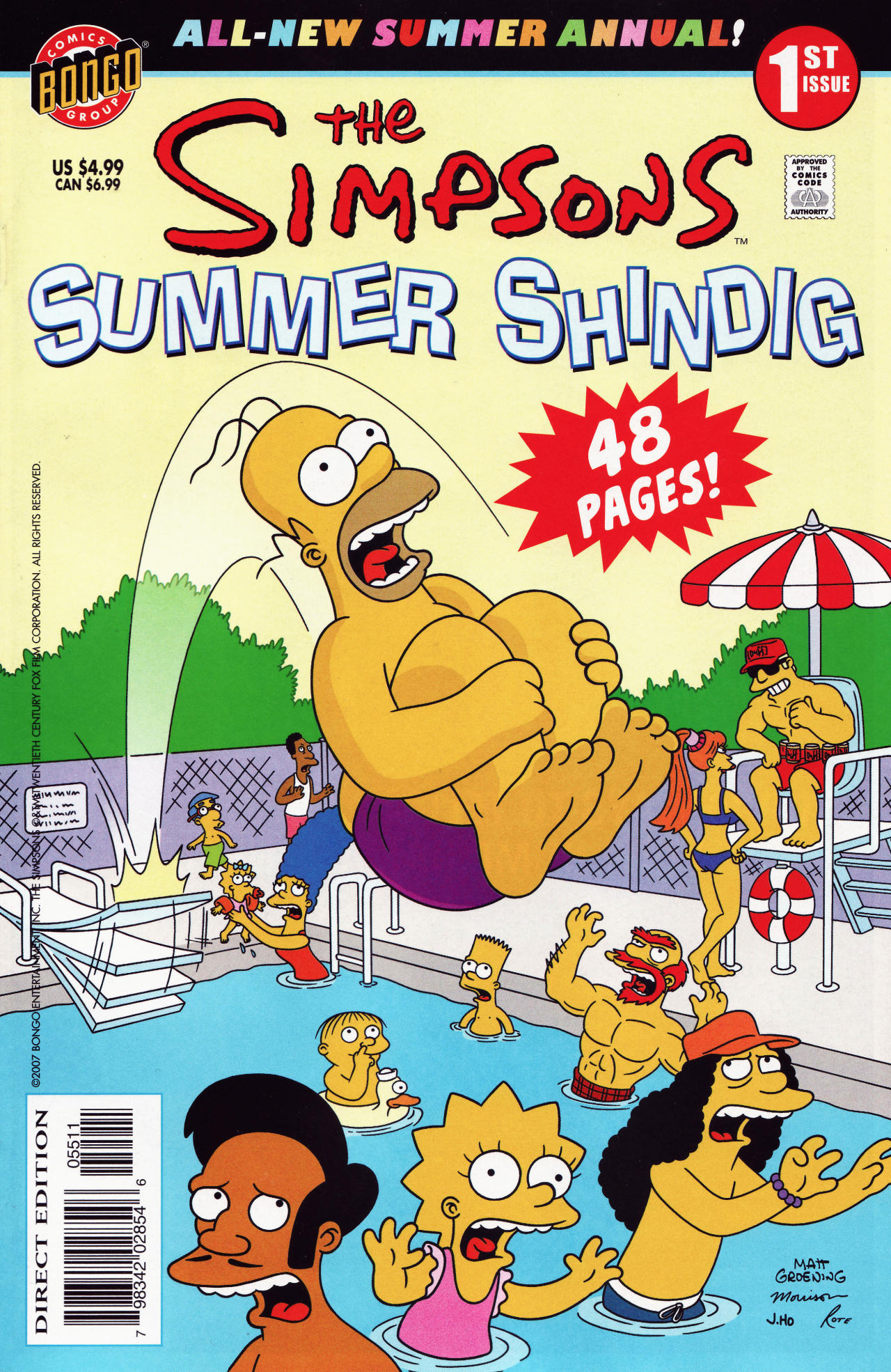 Read online The Simpsons Summer Shindig comic -  Issue #1 - 1