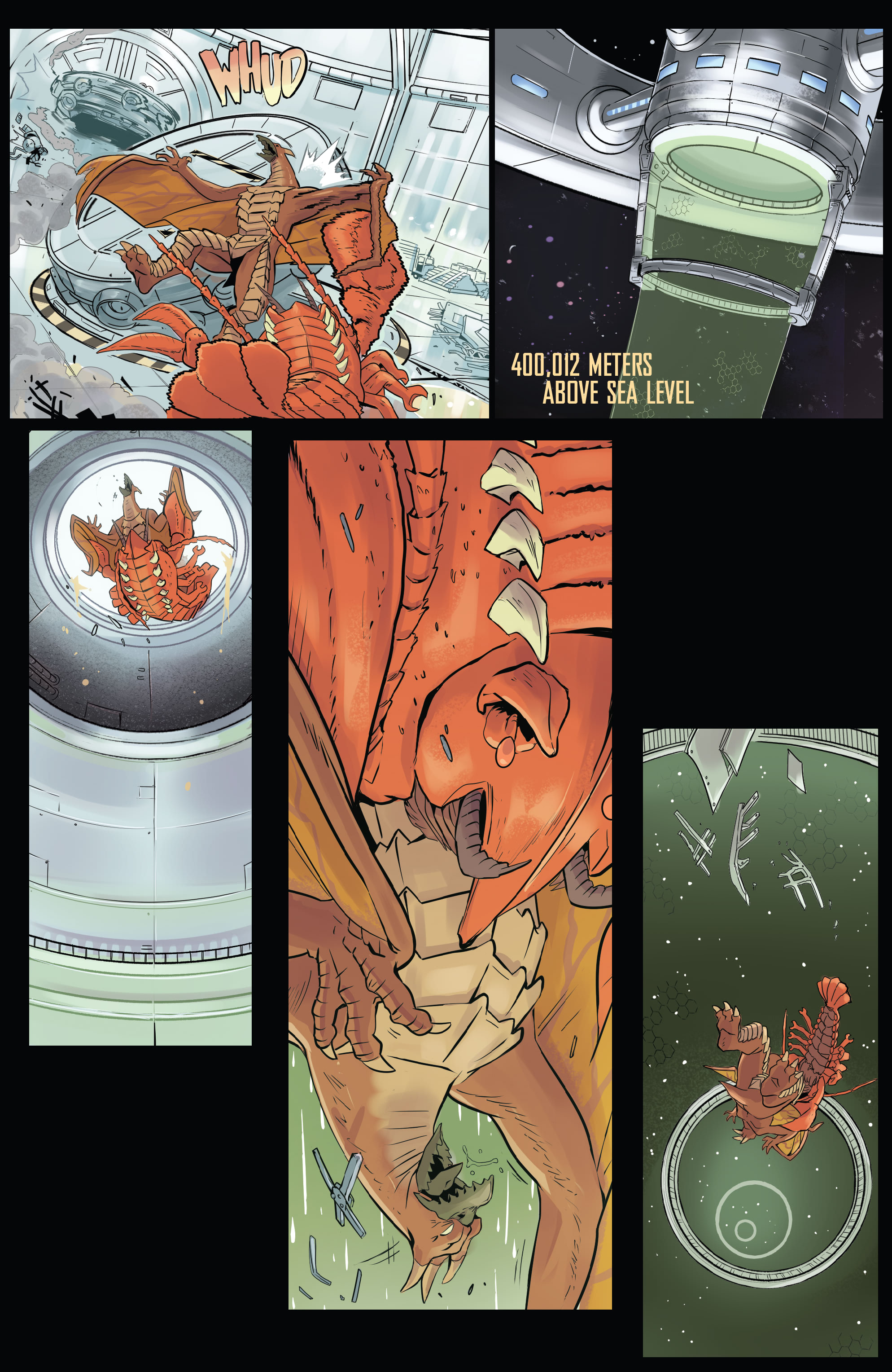 Read online Godzilla Rivals: Rodan vs. Ebirah comic -  Issue # Full - 17