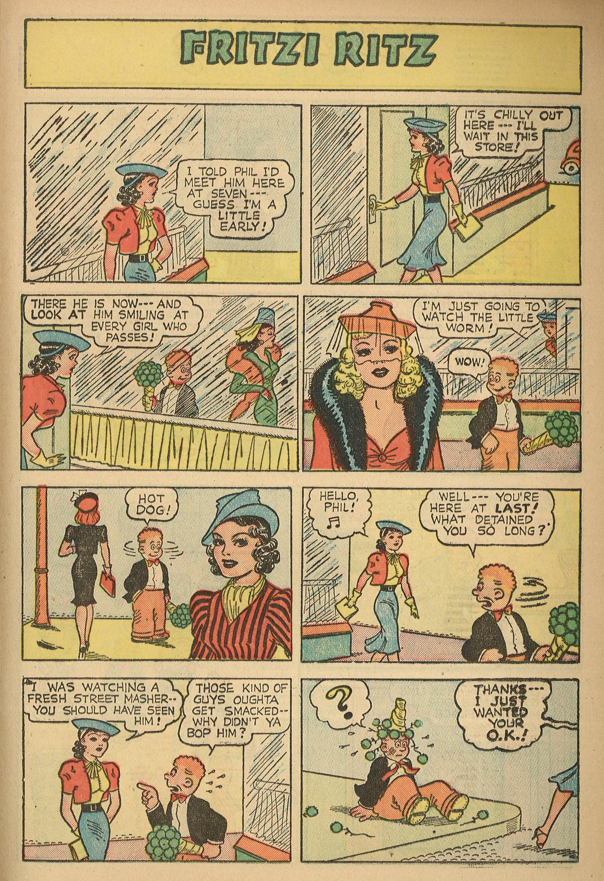 Read online Fritzi Ritz (1948) comic -  Issue #4 - 21