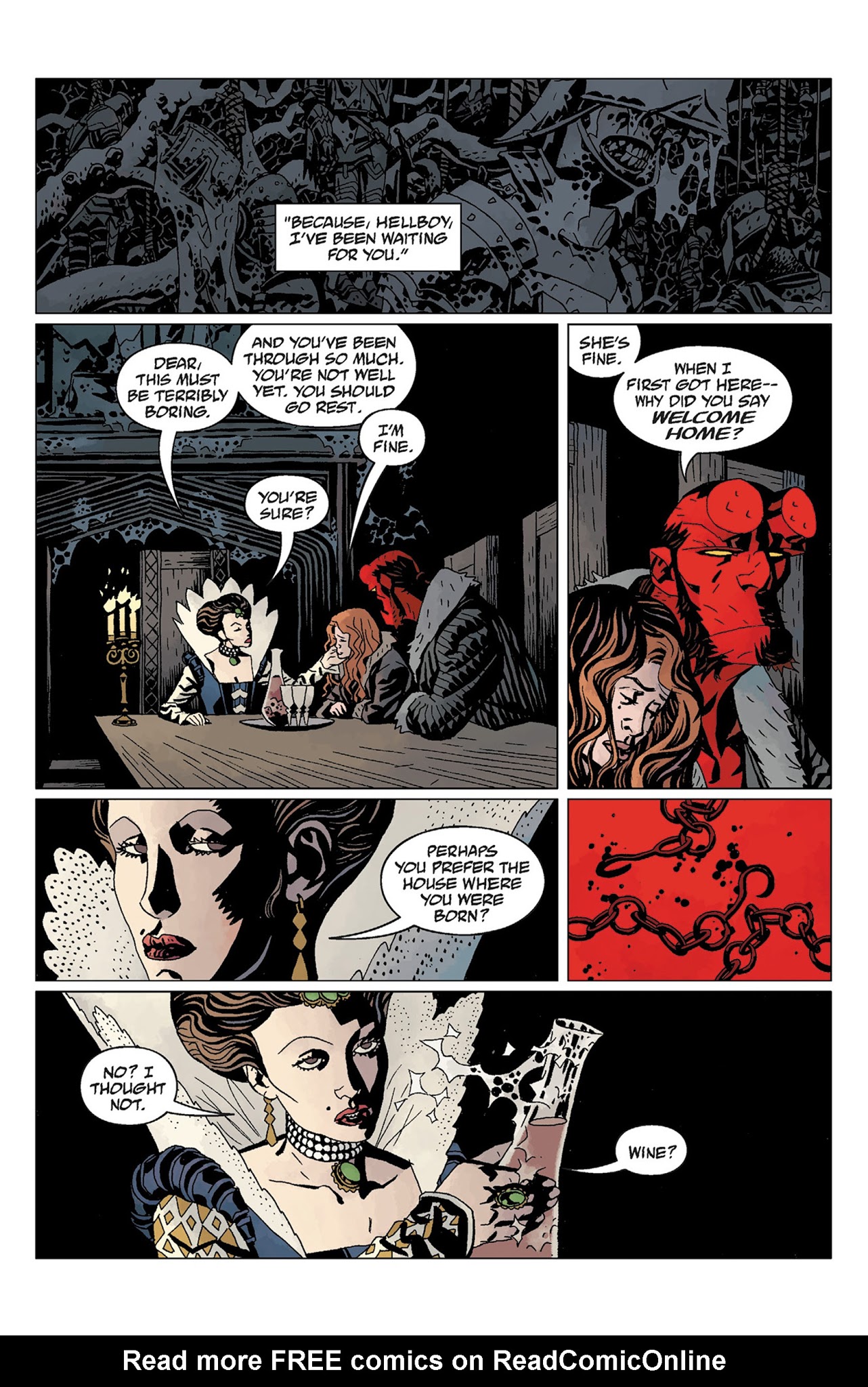 Read online Hellboy: The Wild Hunt comic -  Issue # TPB - 117