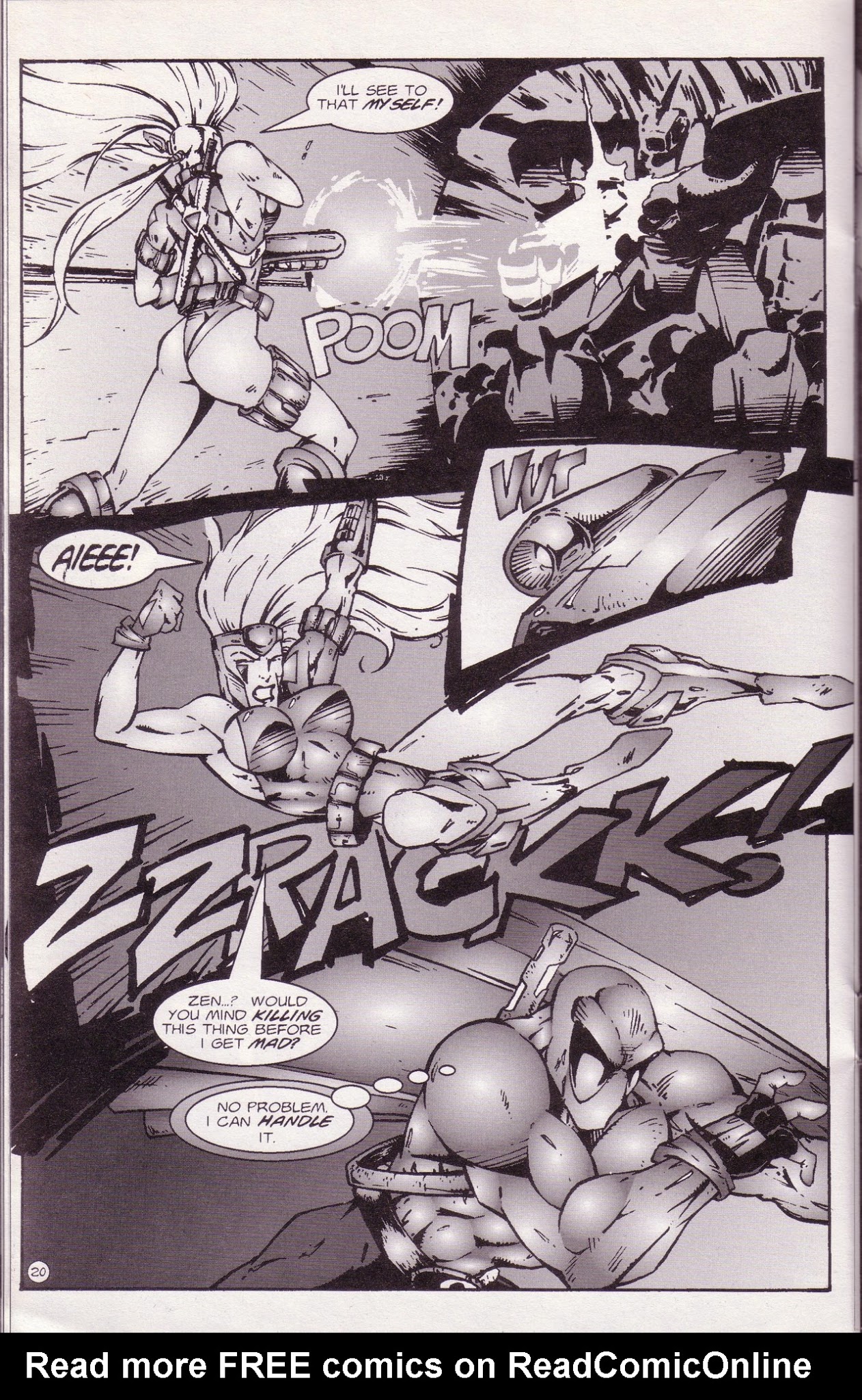 Read online Zen Intergalactic Ninja: Starquest comic -  Issue #2 - 22