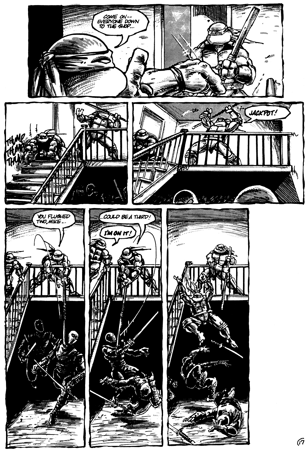 Read online Teenage Mutant Ninja Turtles (1984) comic -  Issue #10 - 18