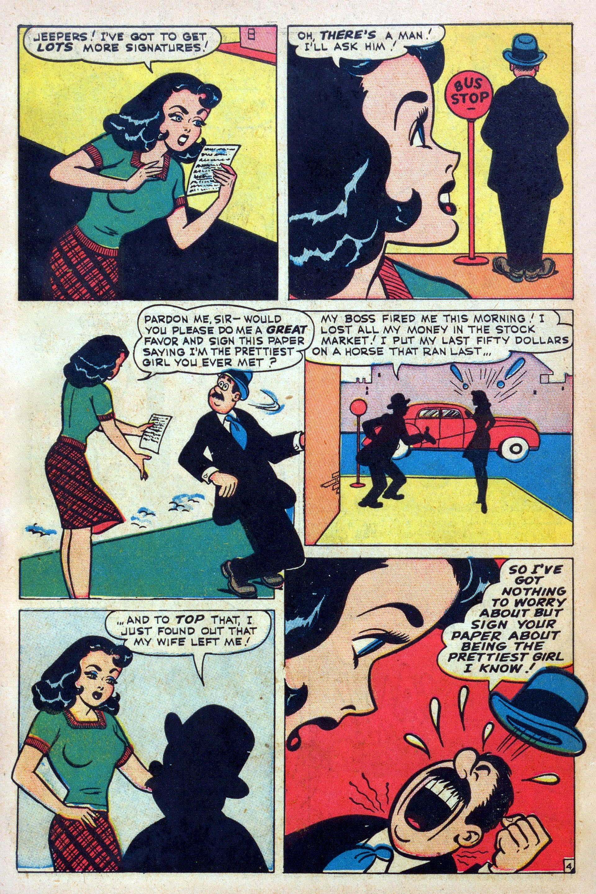 Read online Margie Comics comic -  Issue #39 - 46