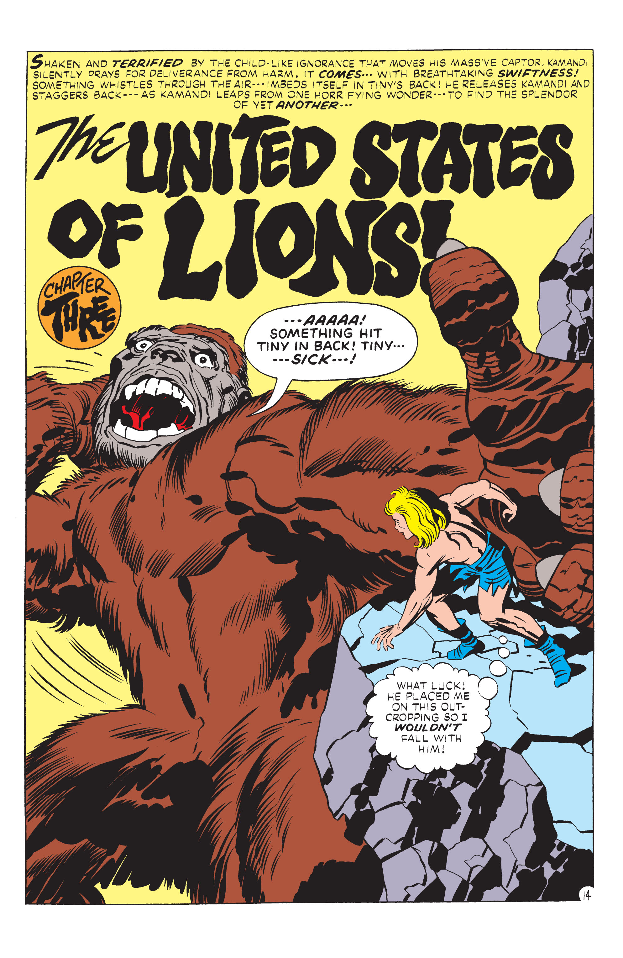 Read online Kamandi, The Last Boy On Earth comic -  Issue #7 - 14