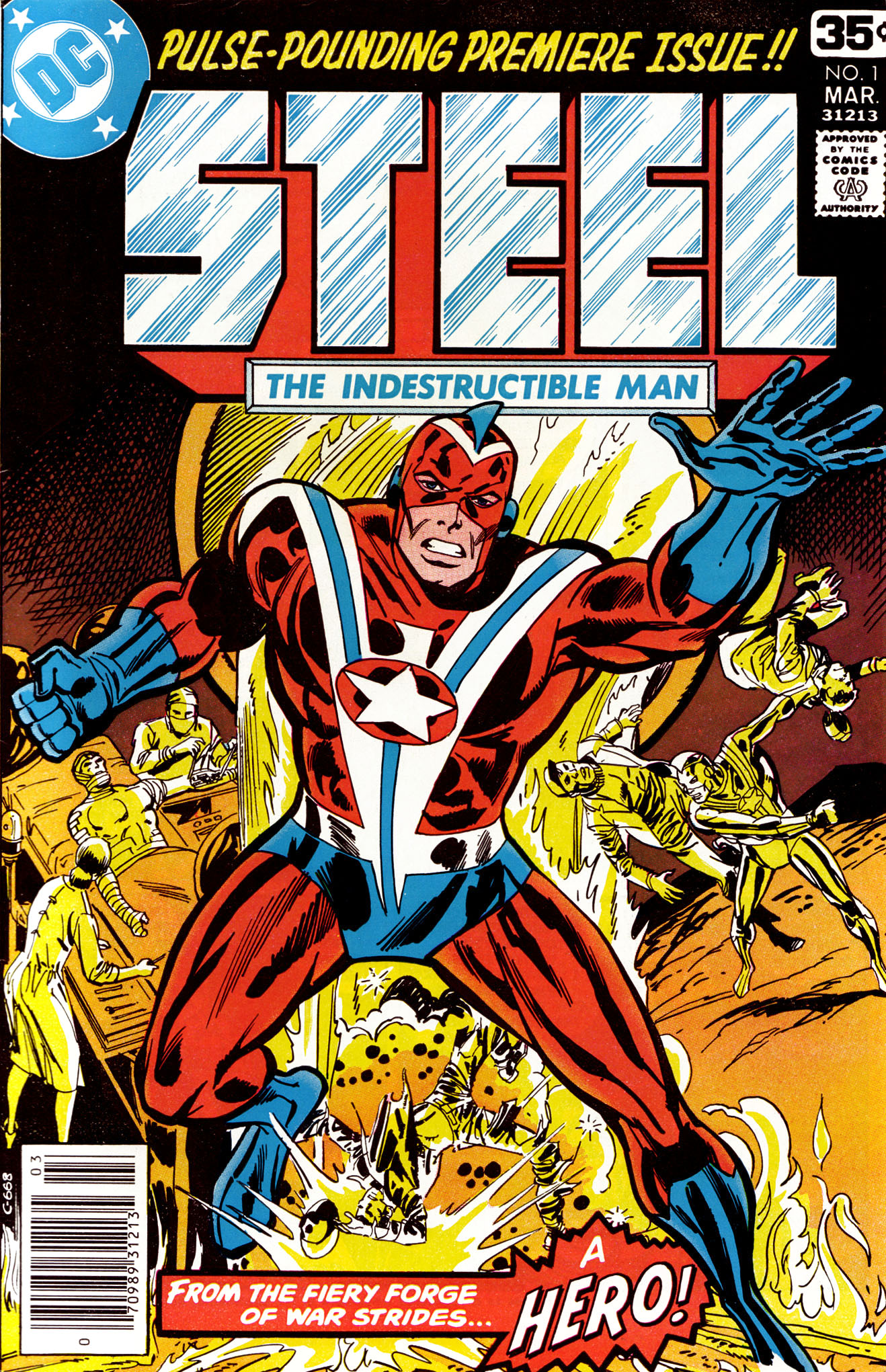 Read online Steel, The Indestructible Man comic -  Issue #1 - 1
