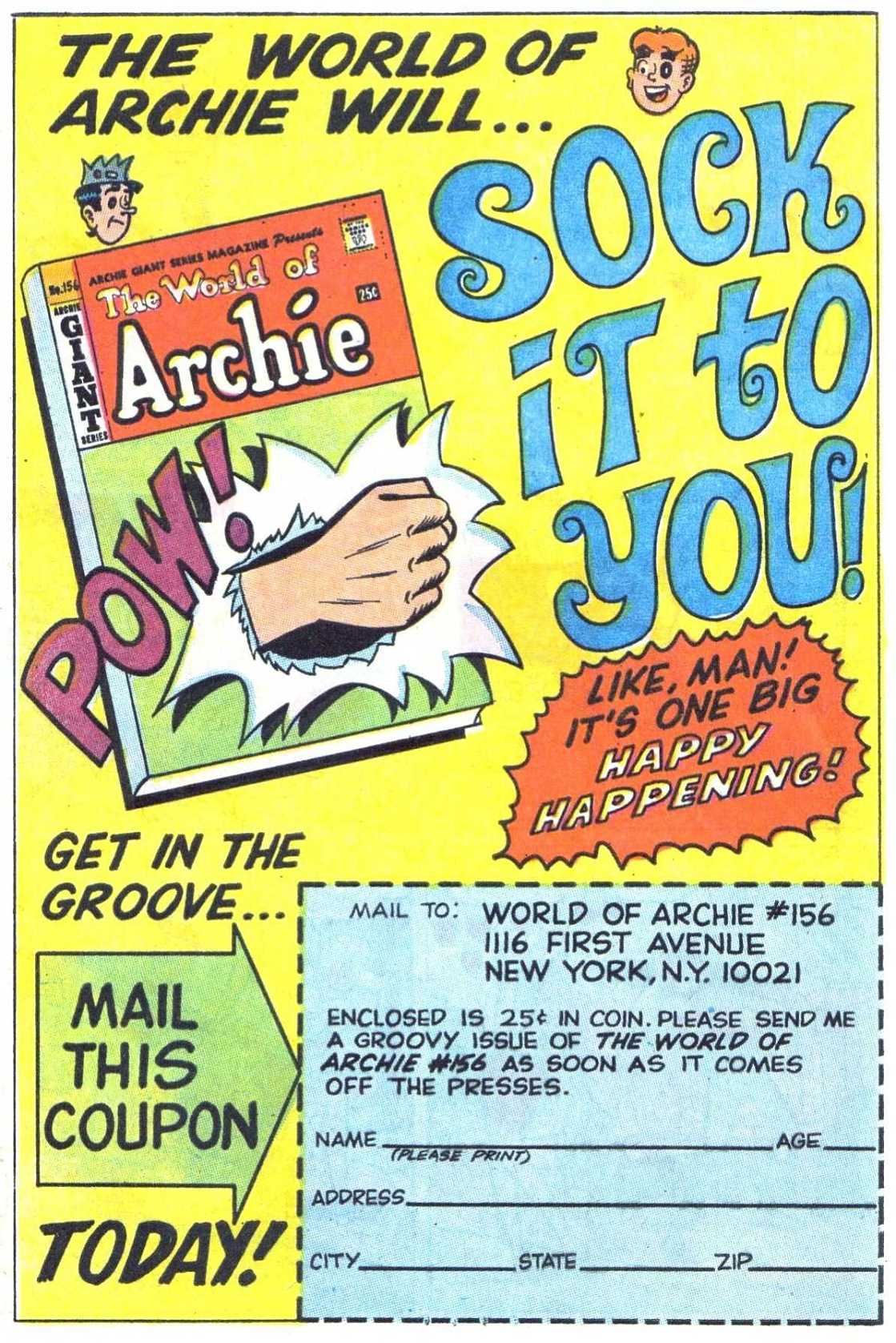 Read online Archie (1960) comic -  Issue #185 - 19