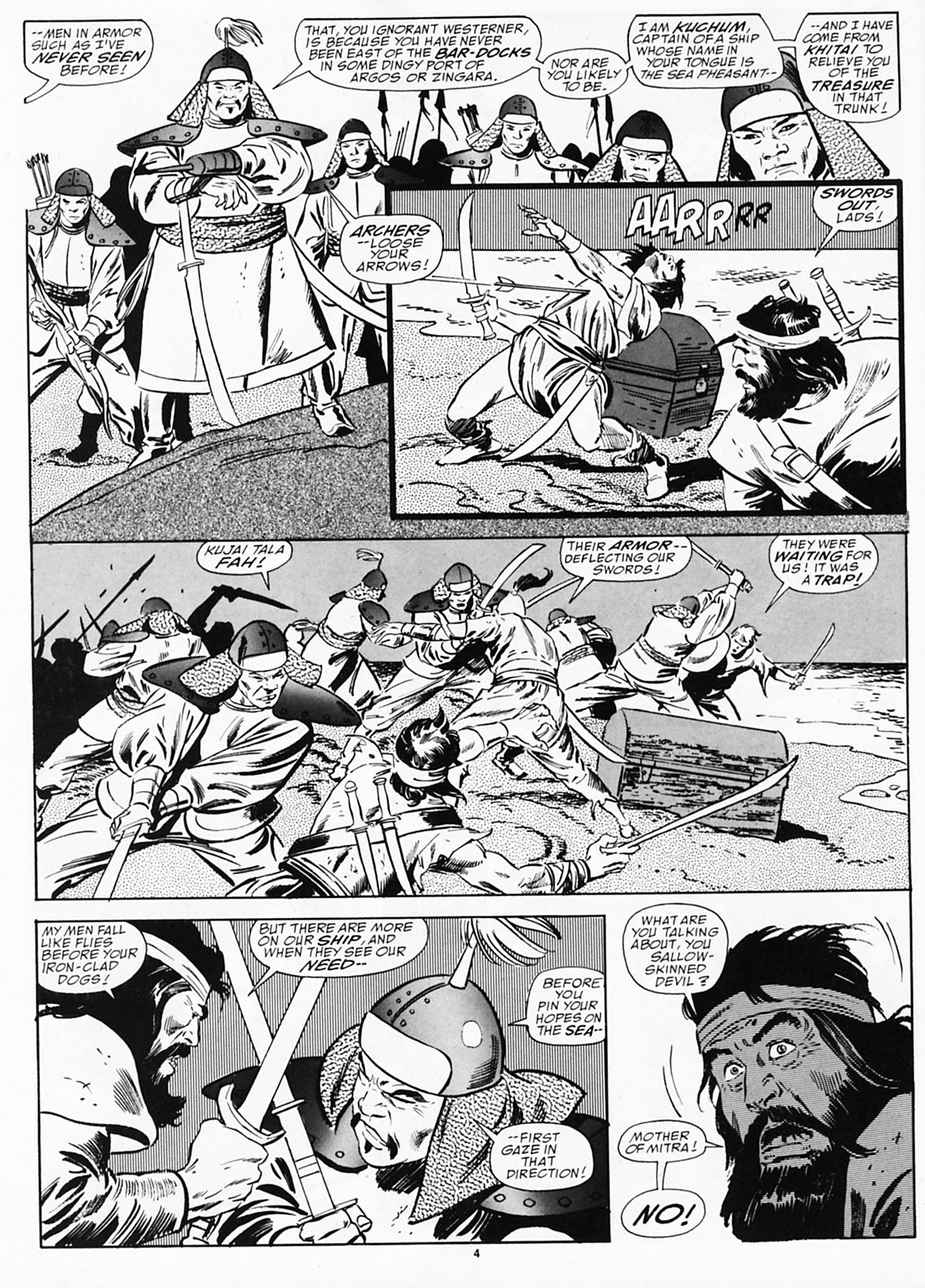 Read online The Savage Sword Of Conan comic -  Issue #190 - 6