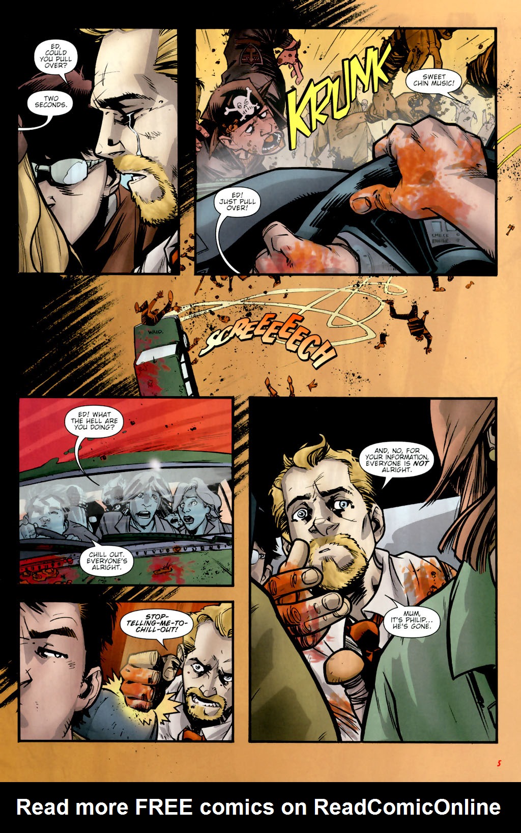 Read online Shaun of the Dead (2005) comic -  Issue #3 - 7