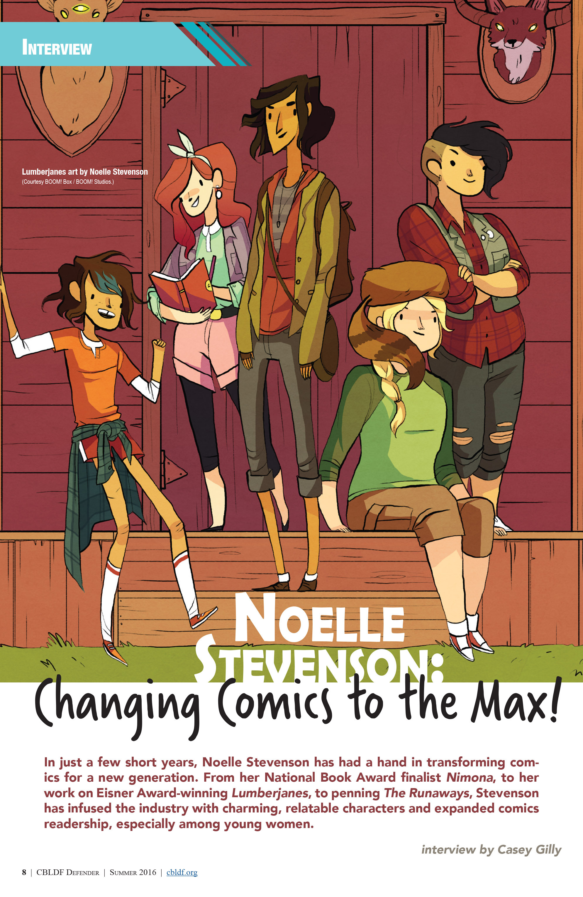Read online CBLDF Defender comic -  Issue #6 - 8