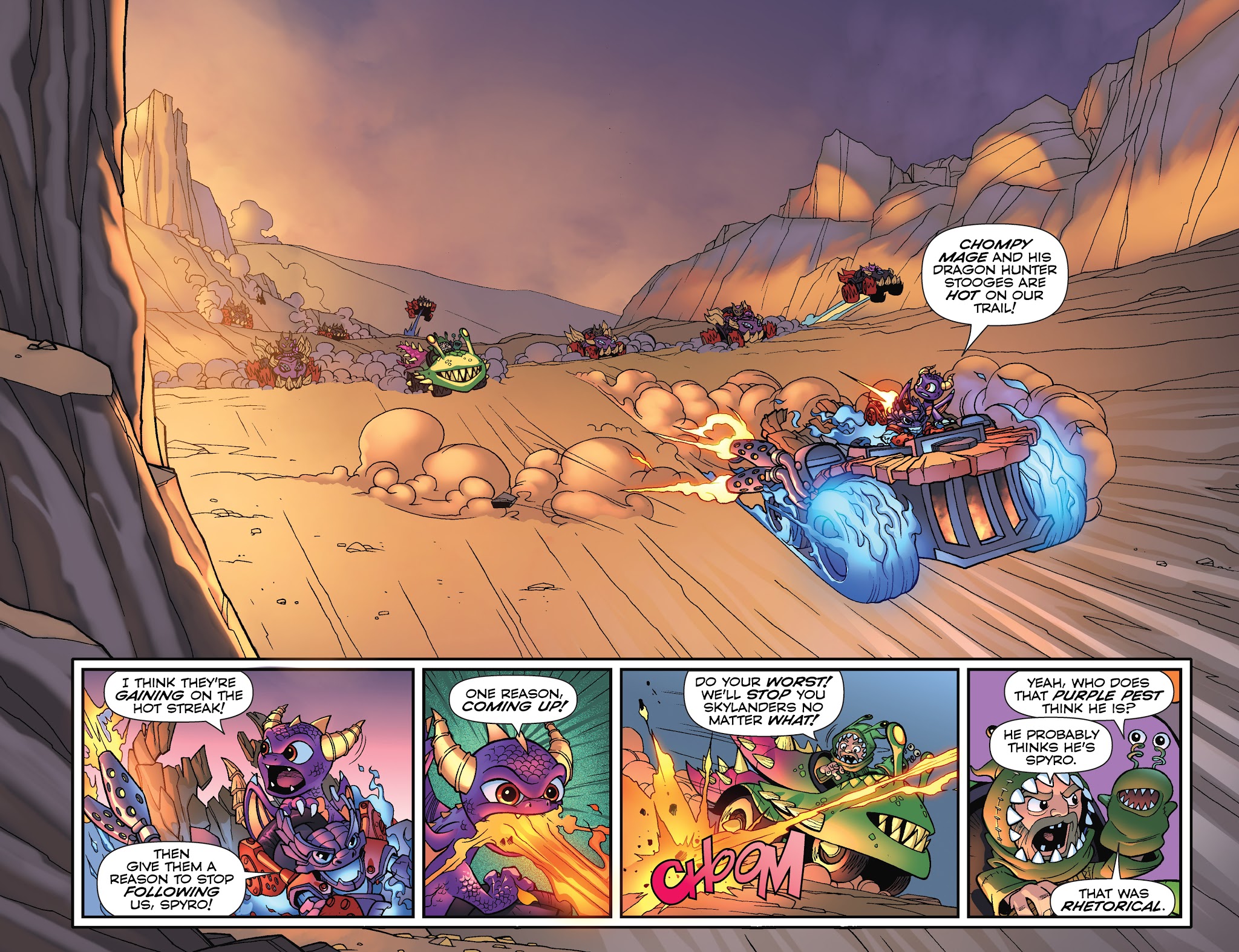 Read online Skylanders Quarterly-Spyro & Friends: Biting Back comic -  Issue # Full - 4