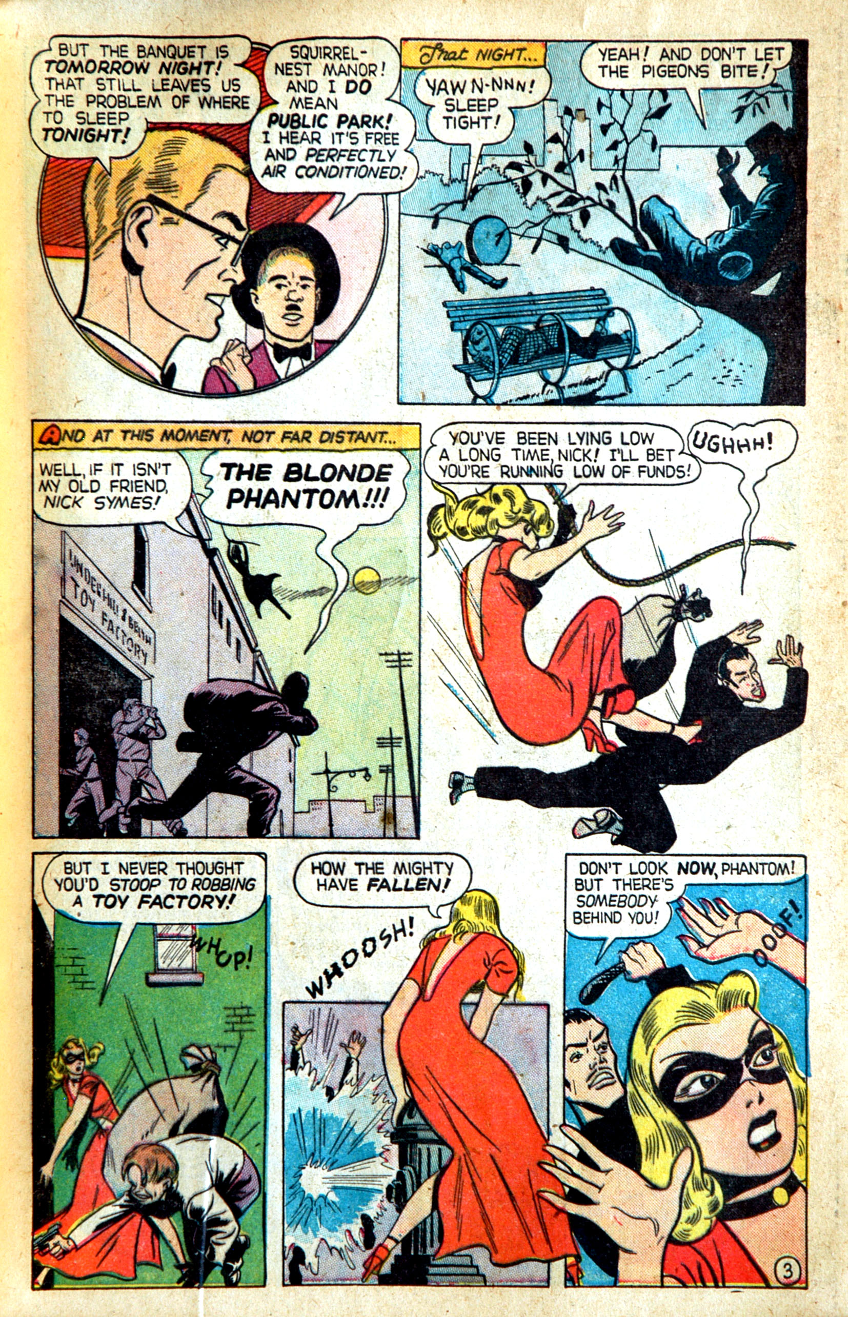 Read online Blonde Phantom Comics comic -  Issue #19 - 28