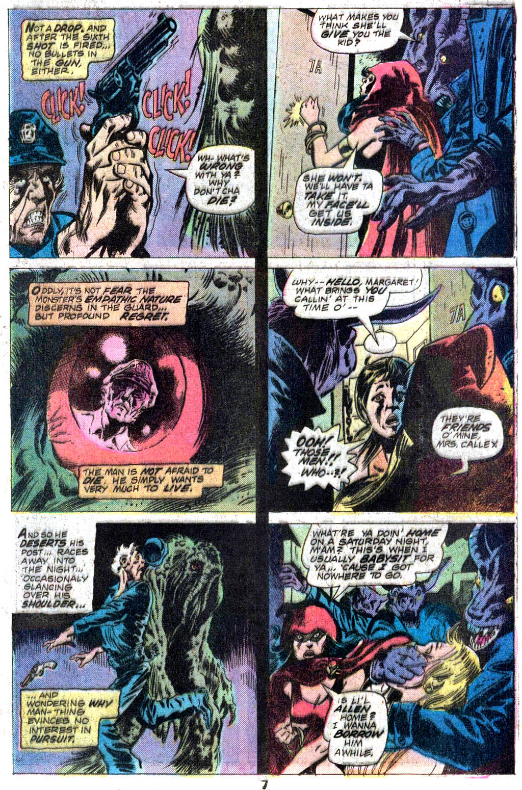 Read online Giant-Size Man-Thing comic -  Issue #5 - 6