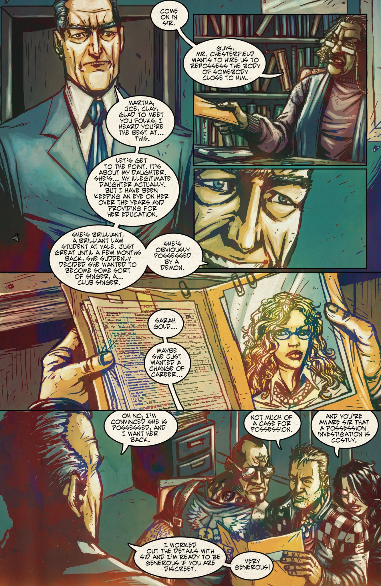 Read online Repossessed comic -  Issue #1 - 11