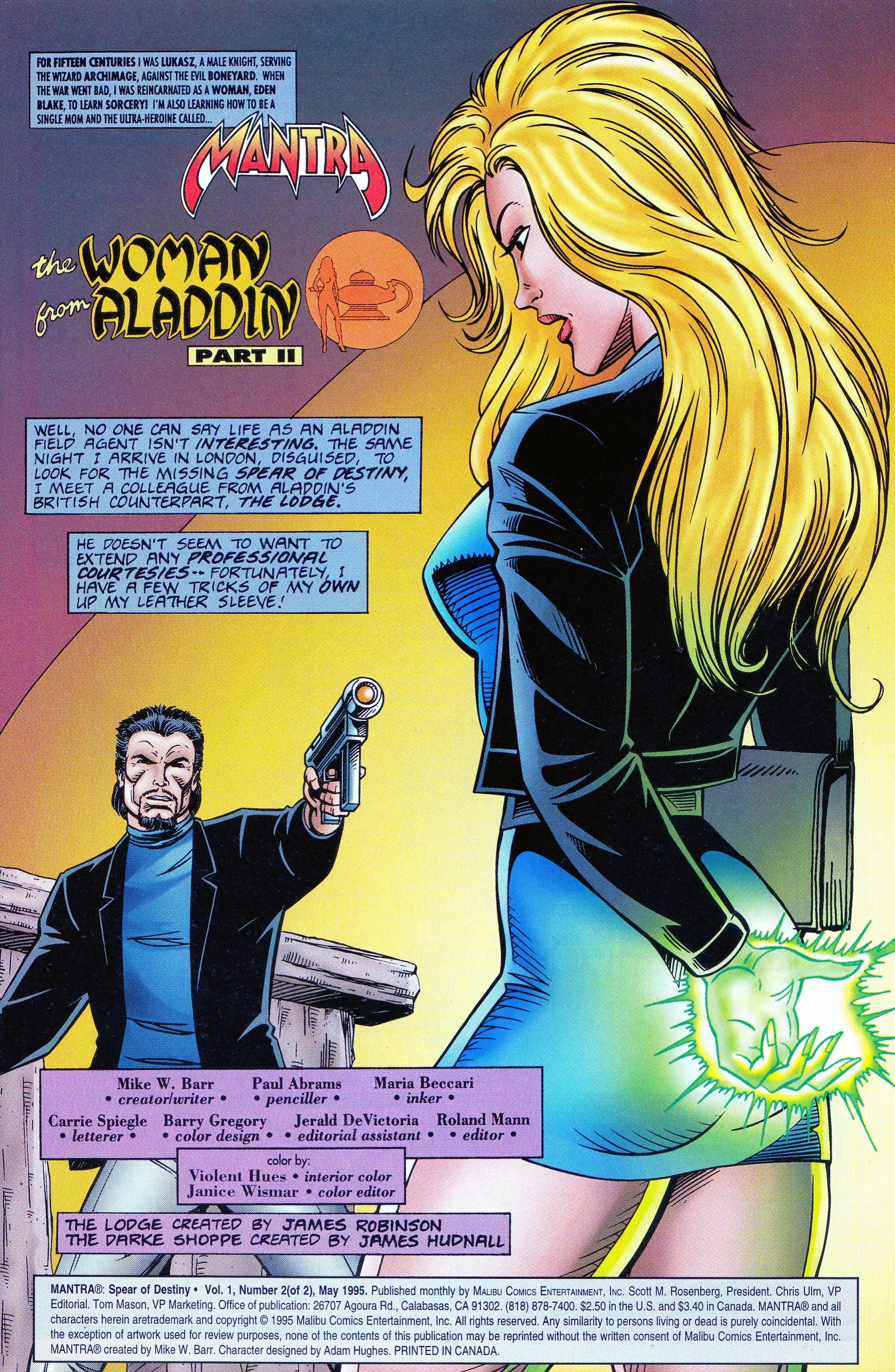 Read online Mantra: Spear of Destiny comic -  Issue #2 - 3