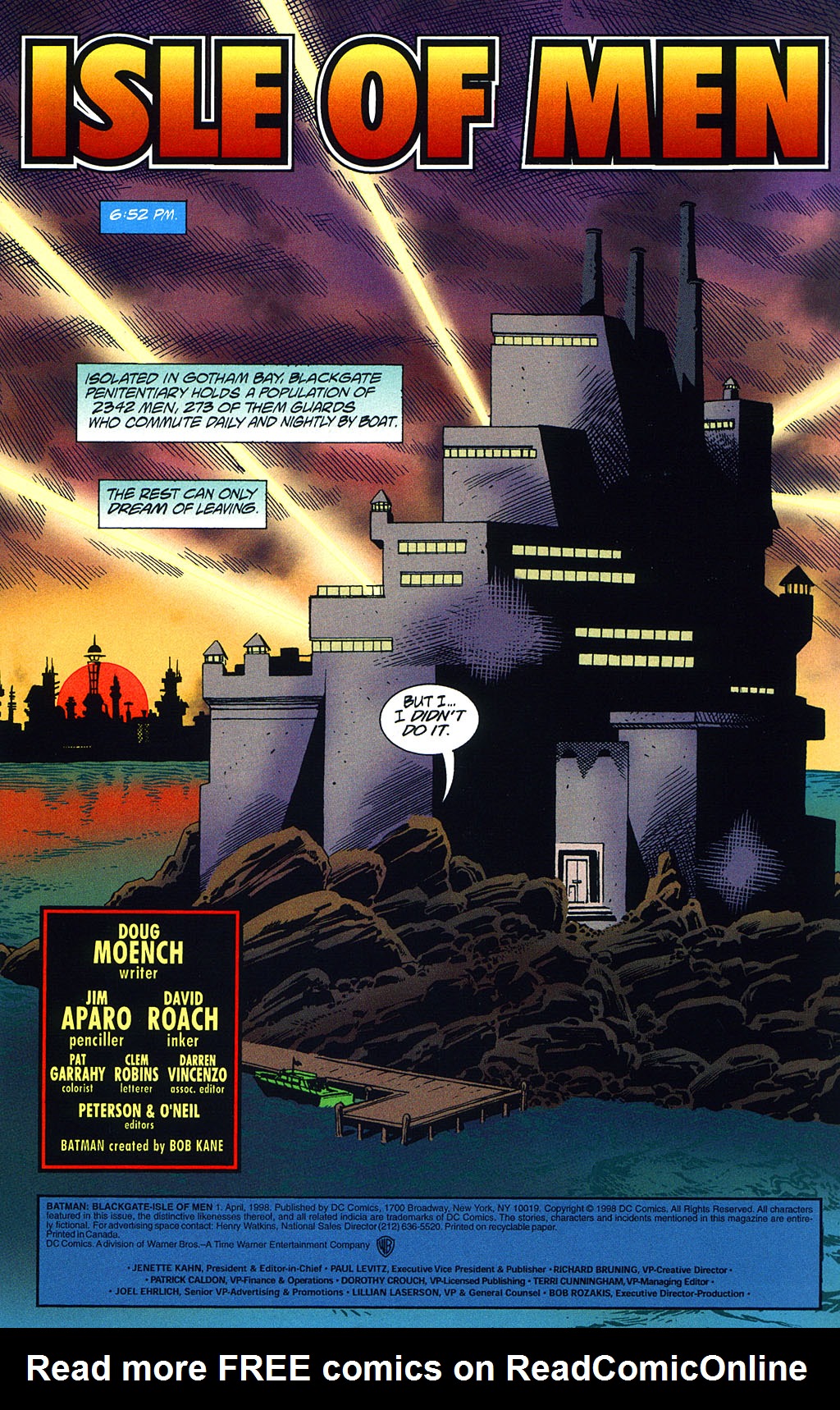 Read online Batman: Blackgate - Isle of Men comic -  Issue # Full - 2