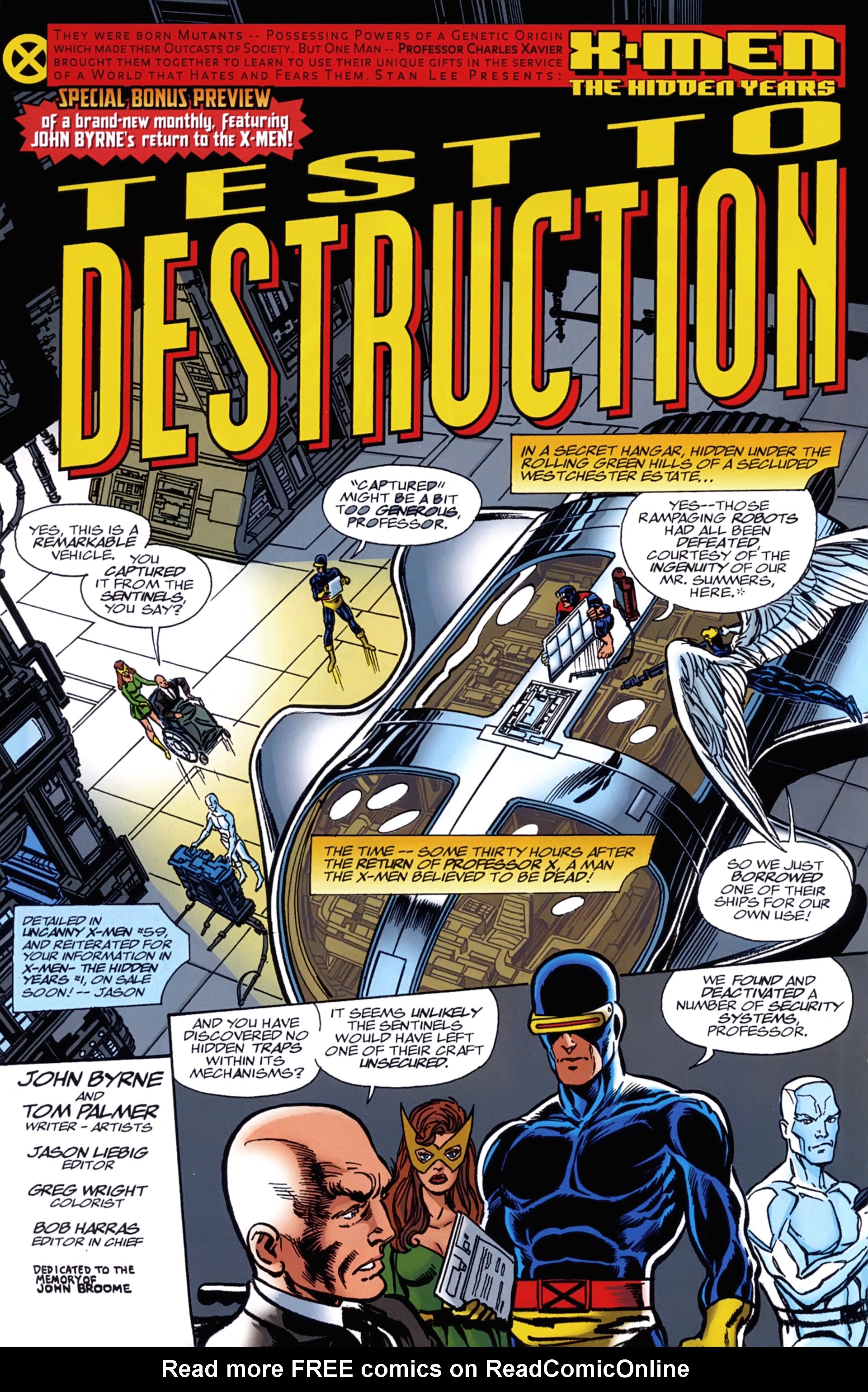 Read online X-Men: Hidden Years comic -  Issue #1 - 2
