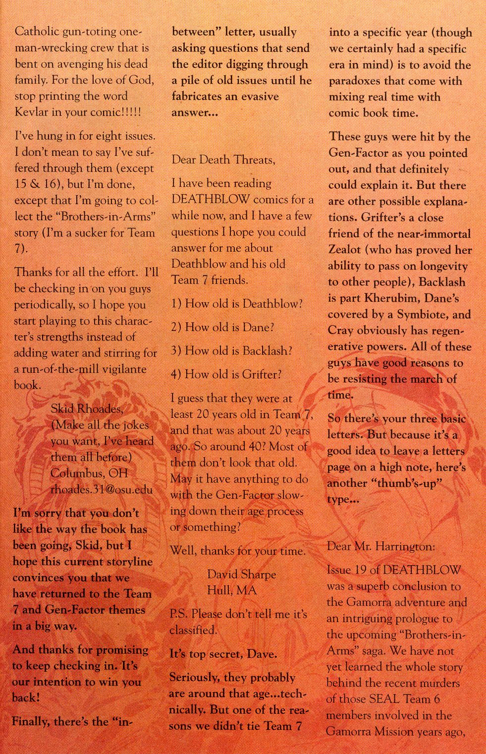 Read online Deathblow comic -  Issue #23 - 26