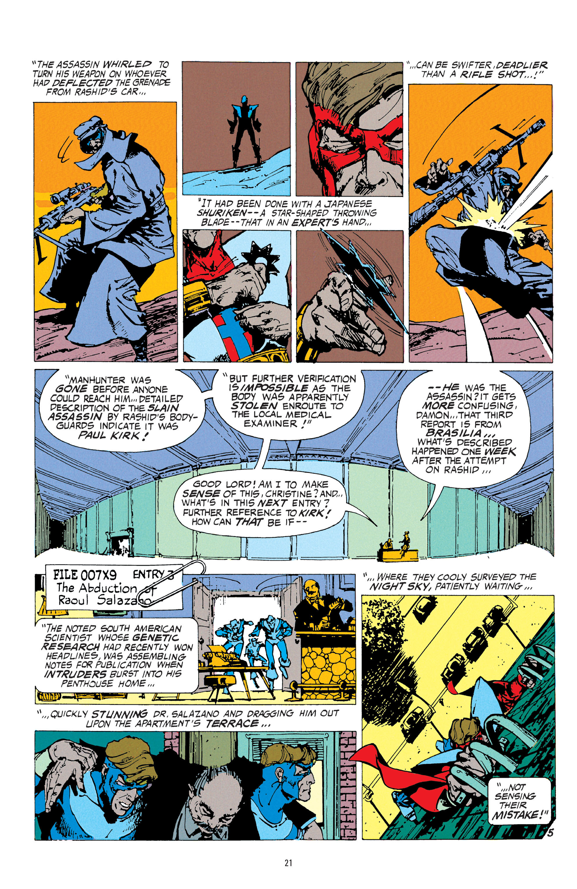 Read online Manhunter by Archie Goodwin and Walter Simonson Deluxe Edition comic -  Issue # TPB - 21
