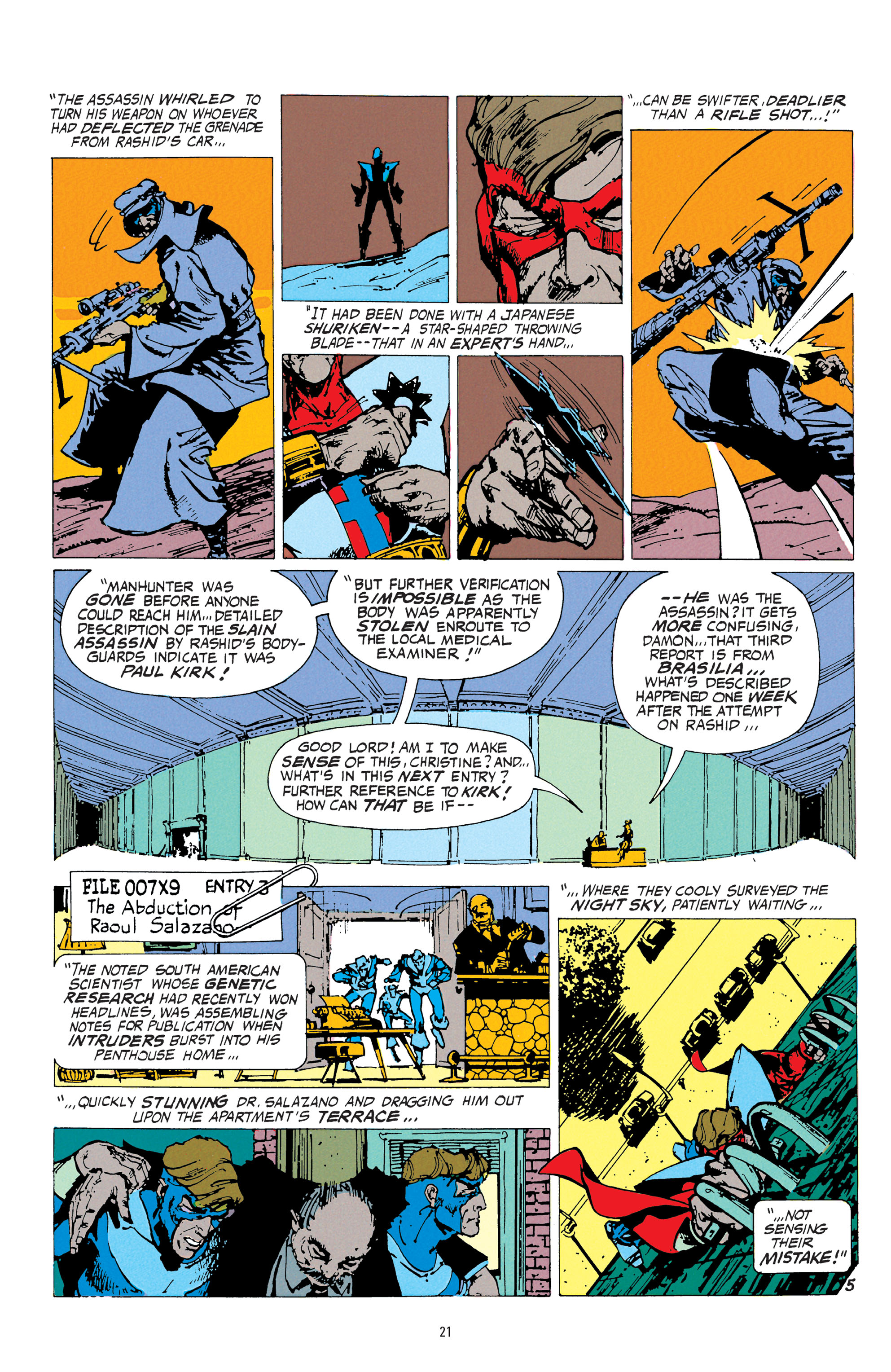 Read online Manhunter by Archie Goodwin and Walter Simonson Deluxe Edition comic -  Issue # TPB - 21