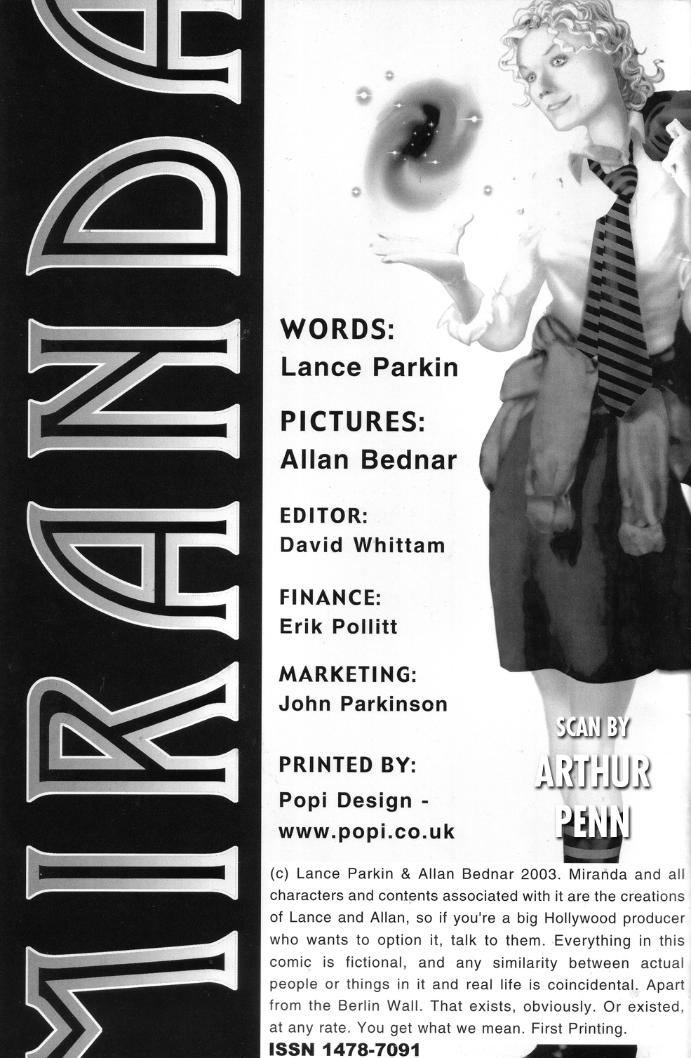 Read online Miranda comic -  Issue #1 - 2