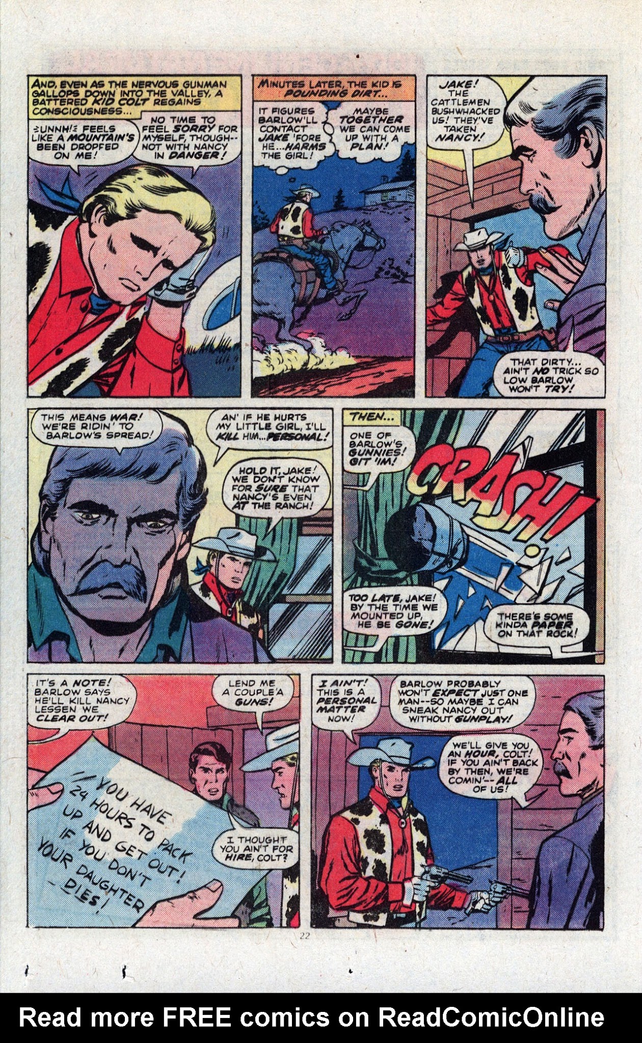 Read online Kid Colt Outlaw comic -  Issue #223 - 24