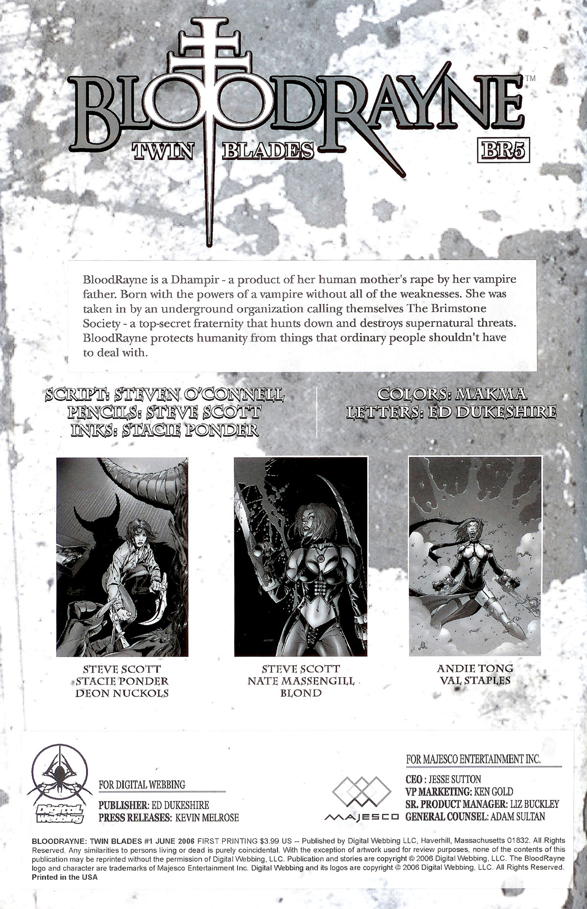 Read online Bloodrayne: Twin Blades comic -  Issue # Full - 2