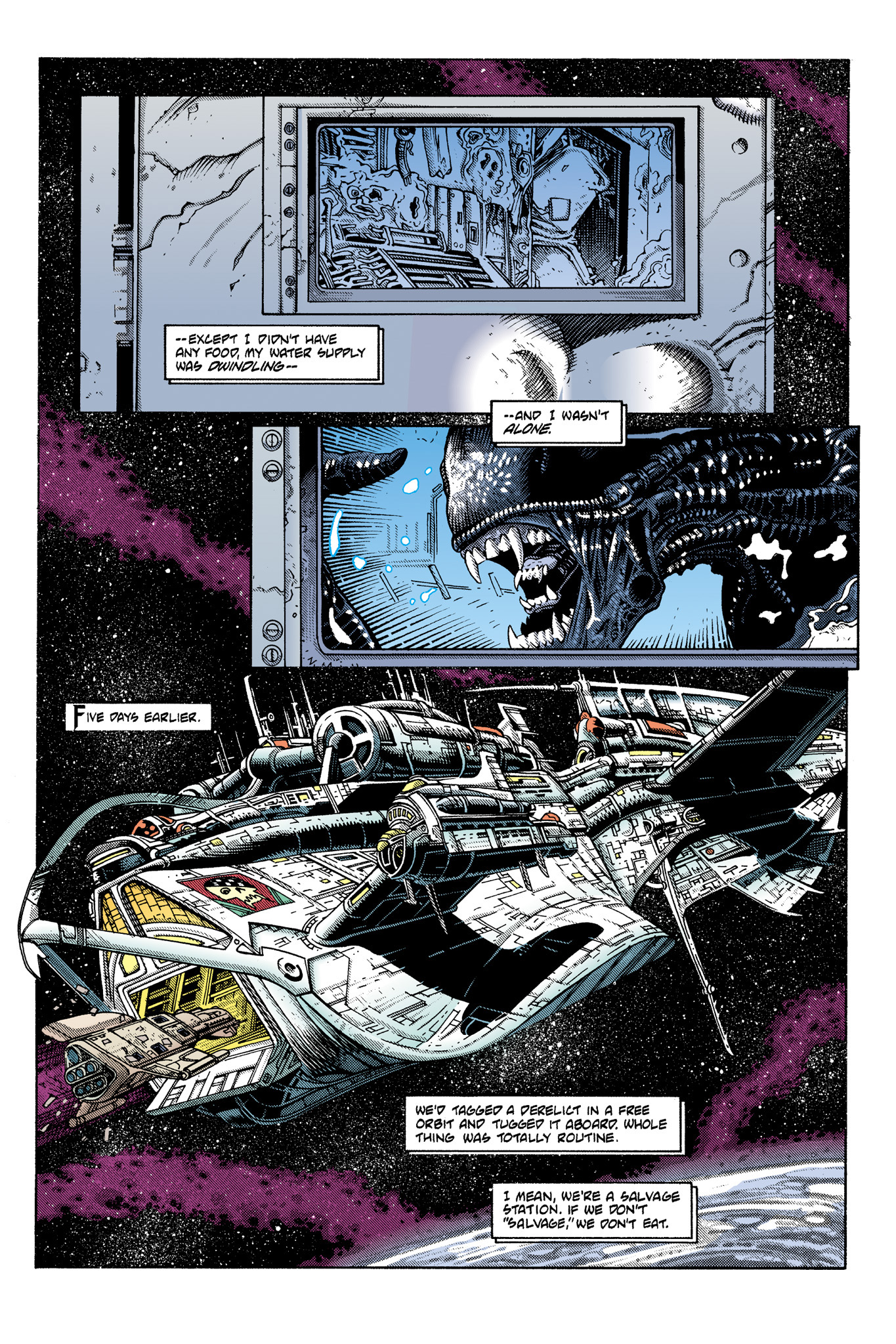 Read online Aliens: Incubation/Lucky/Taste comic -  Issue # Full - 18