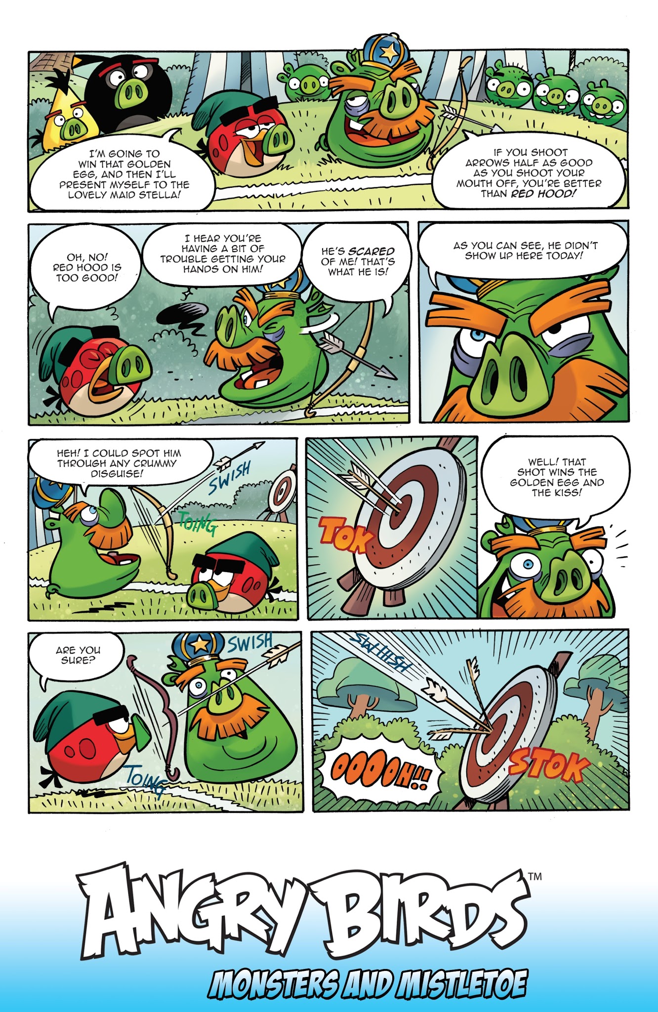 Read online Angry Birds Comics Quarterly comic -  Issue # Issue Monsters and Mistletoe - 36