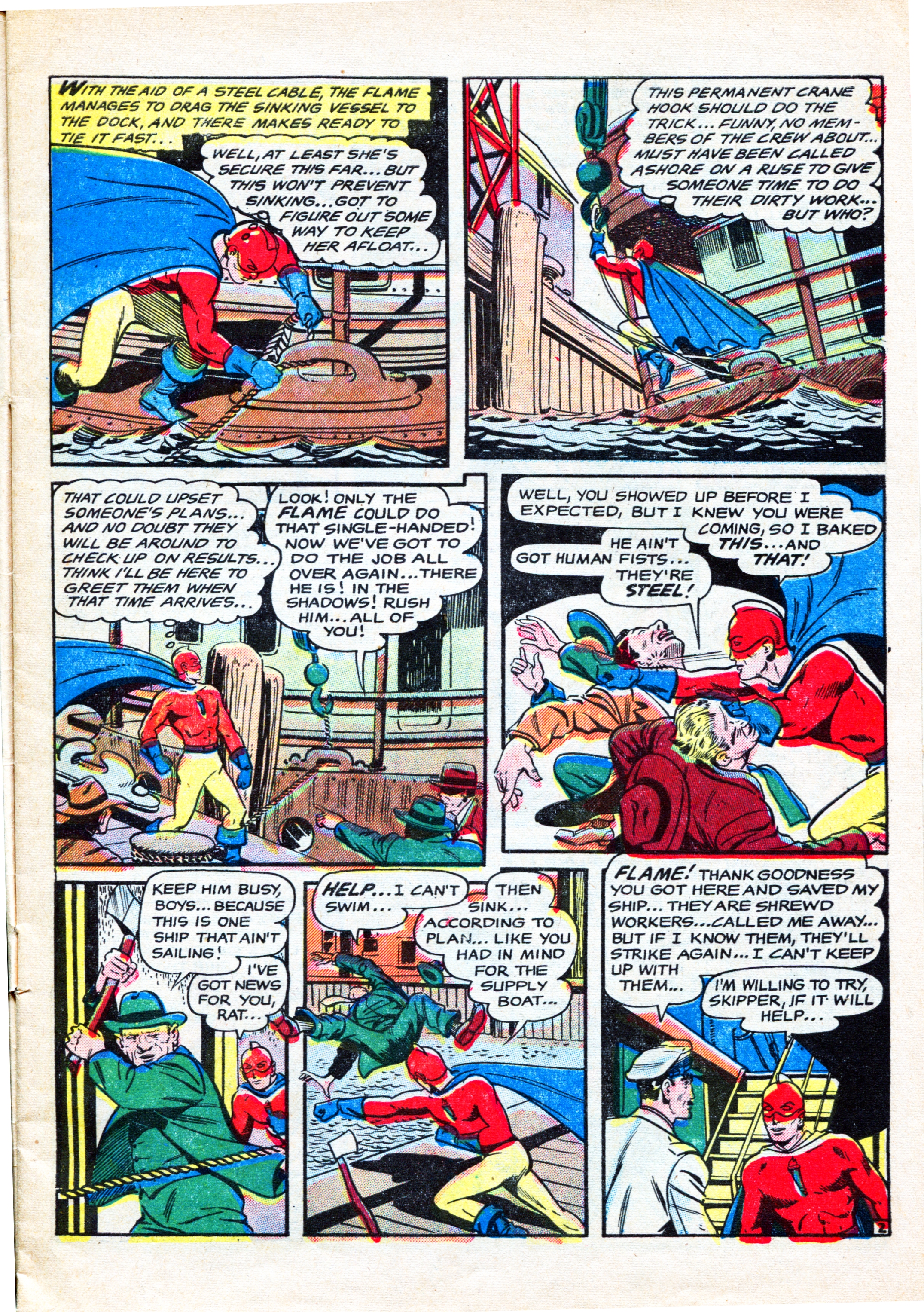 Read online The Flame comic -  Issue #3 - 6
