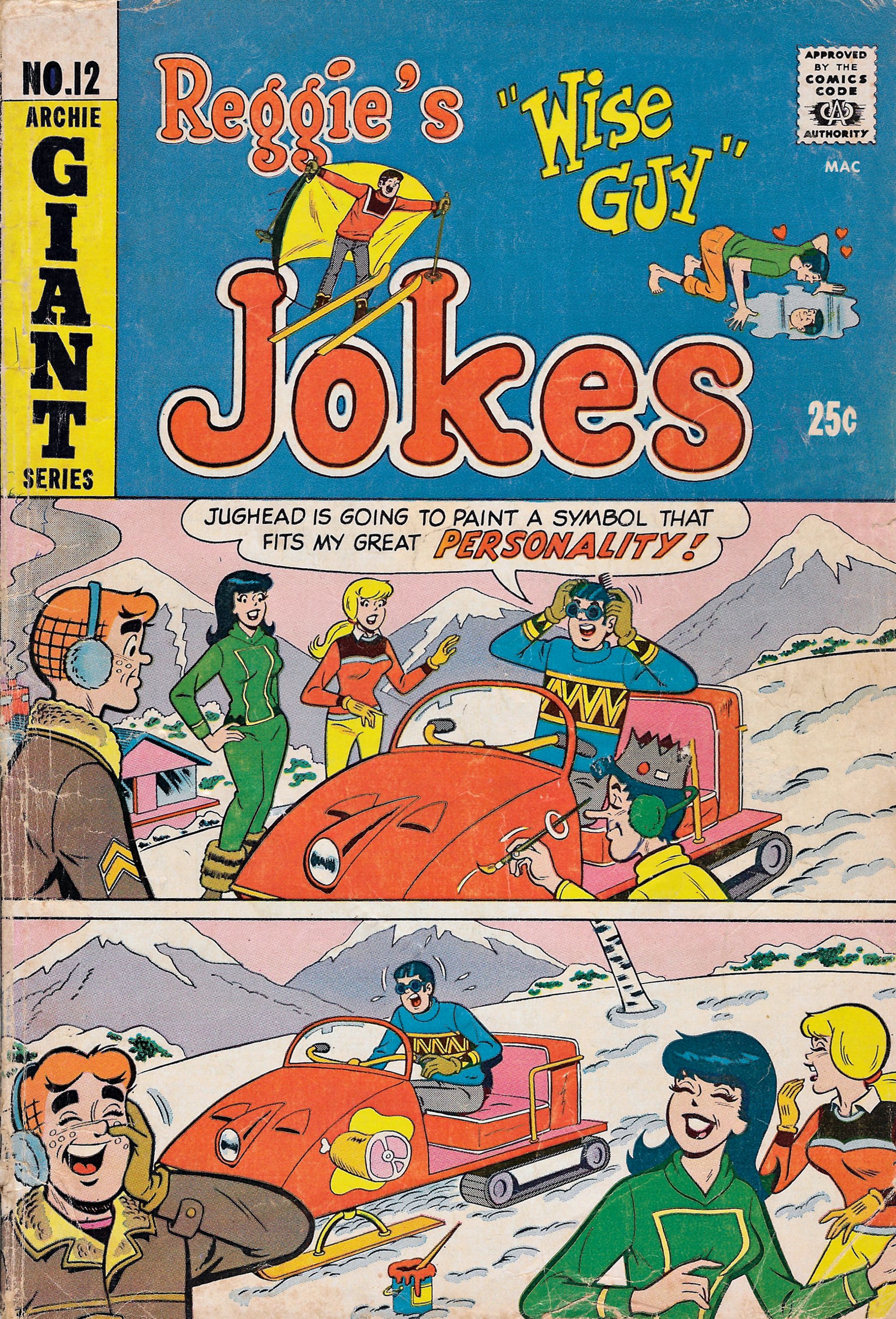 Read online Reggie's Wise Guy Jokes comic -  Issue #12 - 1