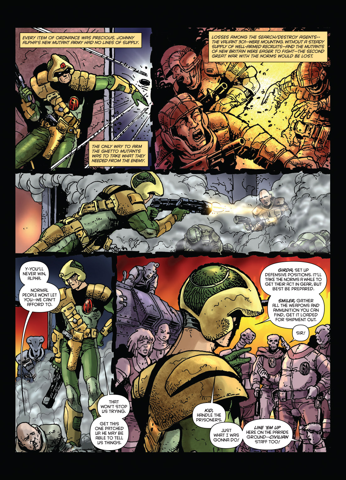 Read online Strontium Dog: The Life and Death of Johnny Alpha: Dogs of War comic -  Issue # TPB - 69