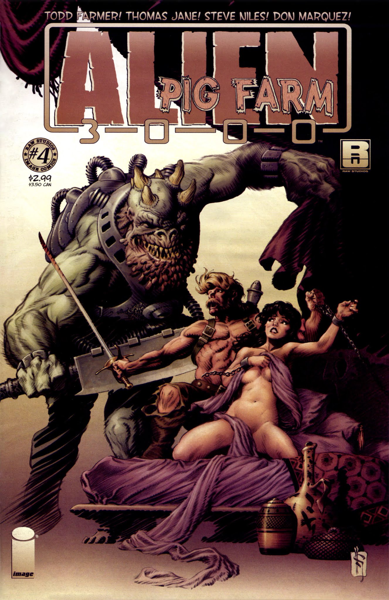 Read online Alien Pig Farm 3000 comic -  Issue #4 - 1