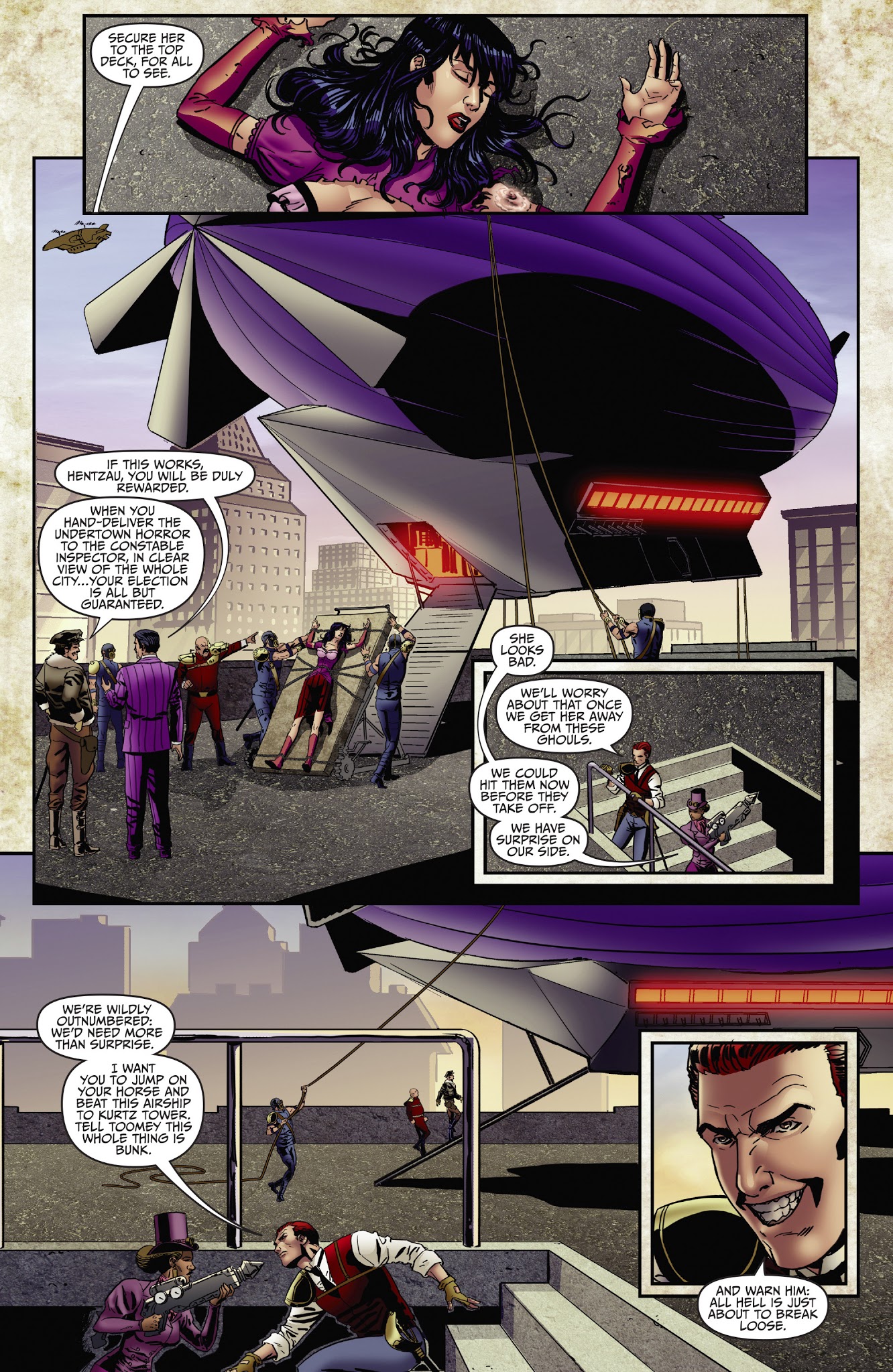 Read online Legenderry: Vampirella comic -  Issue #5 - 11