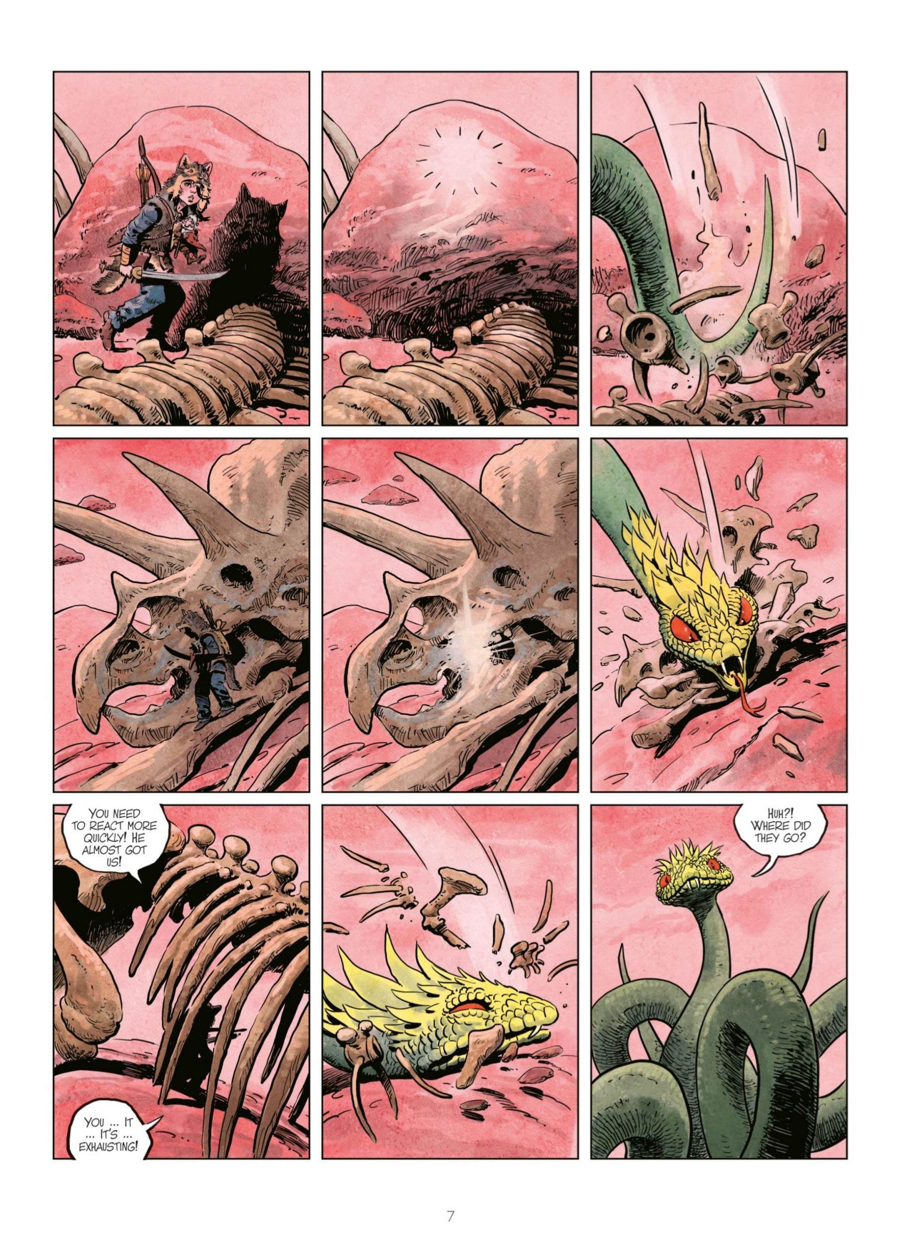 Read online The World of Thorgal: Wolfcub comic -  Issue #7 - 9