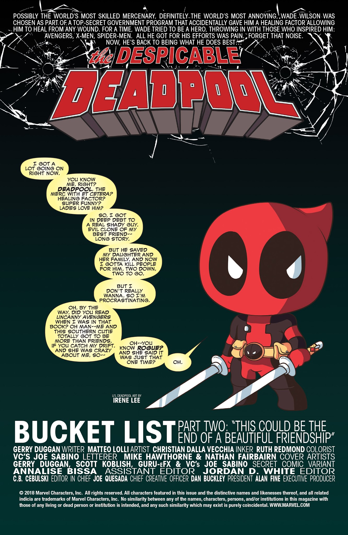 Read online Despicable Deadpool comic -  Issue #293 - 2