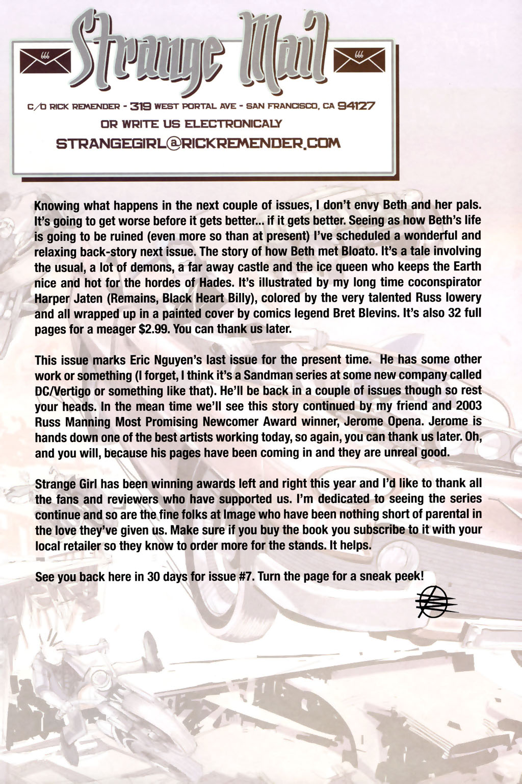 Read online Strange Girl comic -  Issue #6 - 23