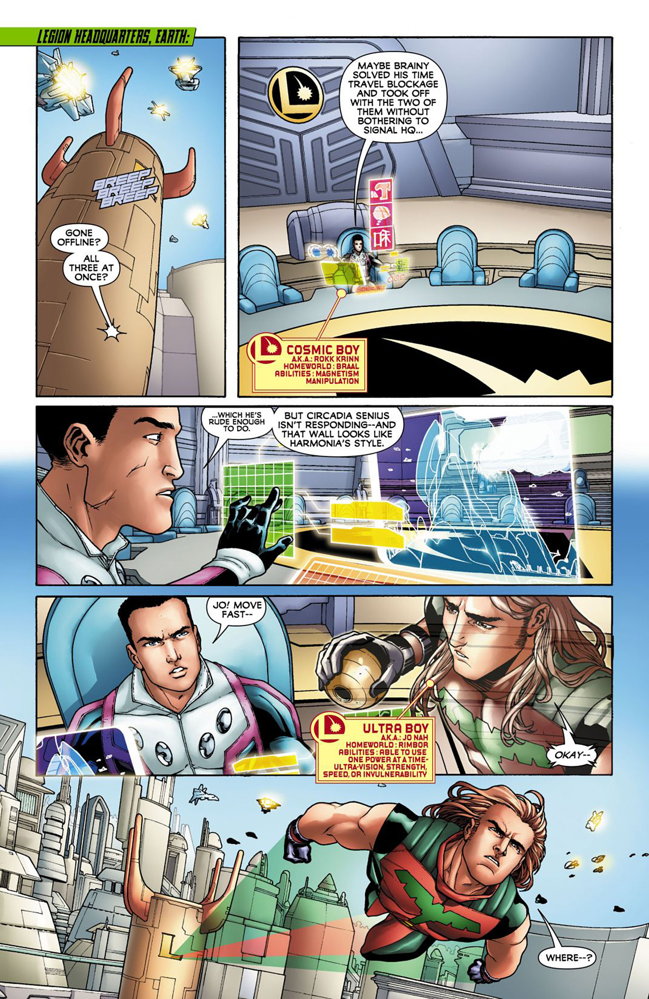 Read online Legion of Super-Heroes (2011) comic -  Issue #9 - 11