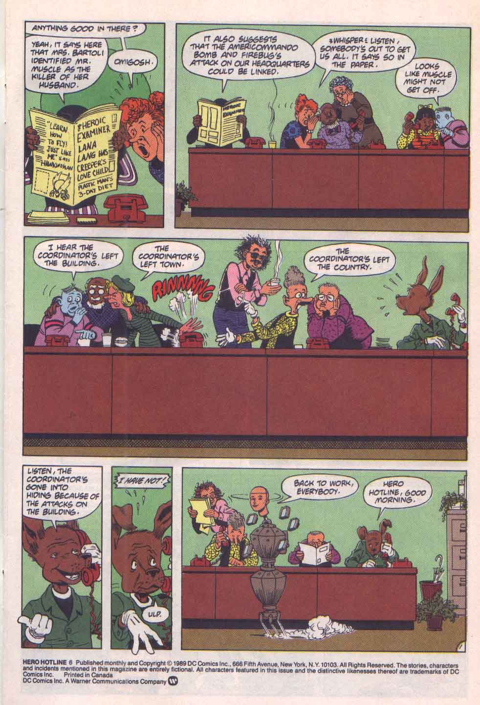 Read online Hero Hotline comic -  Issue #6 - 2